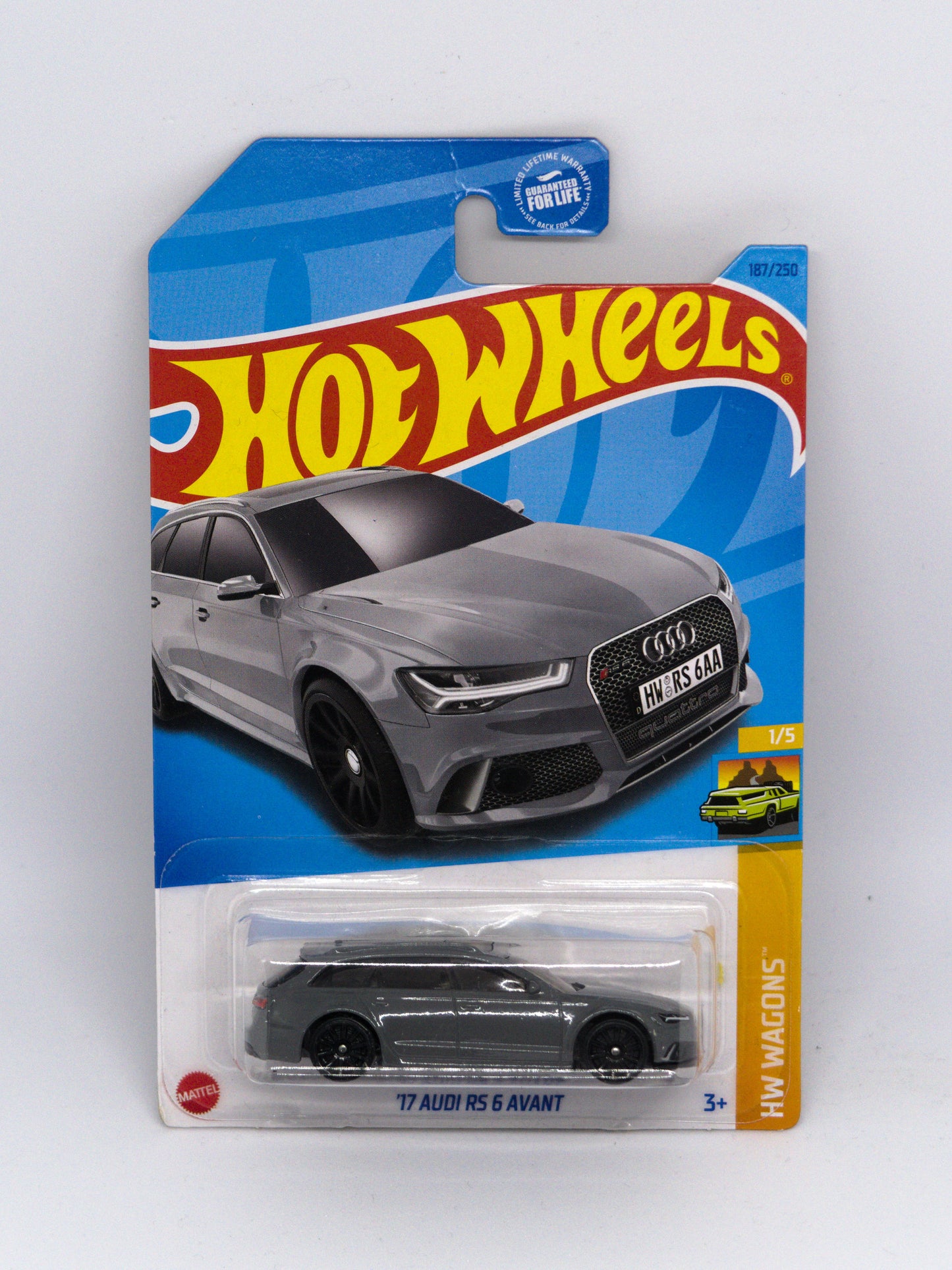 '17 Audi RS6 Avant HW Wagons Dollar General Szary *Haczyk