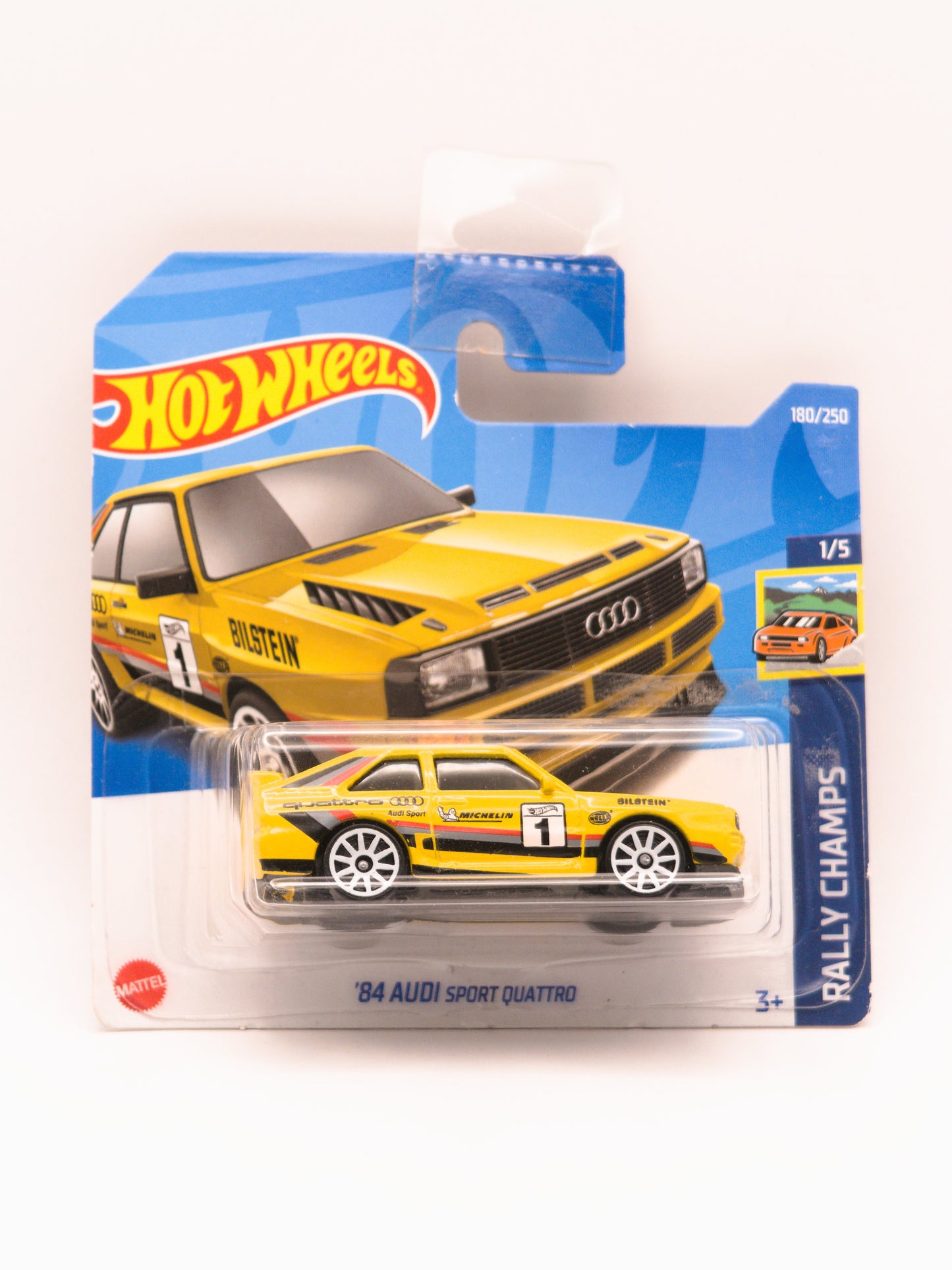 '84 Audi Sport Quattro Żółty *Haczyk