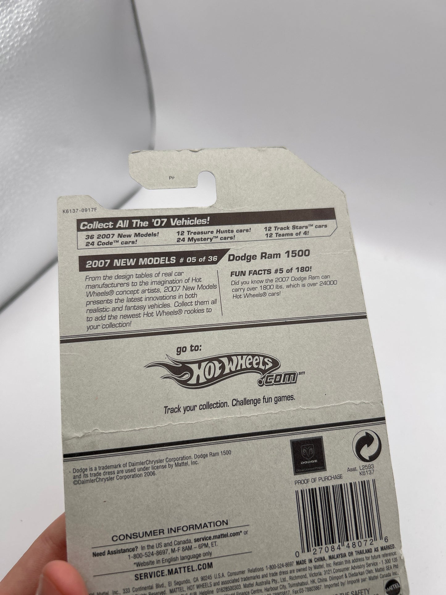 Dodge Ram 1500 Czerwony *Uszkodzona Karta