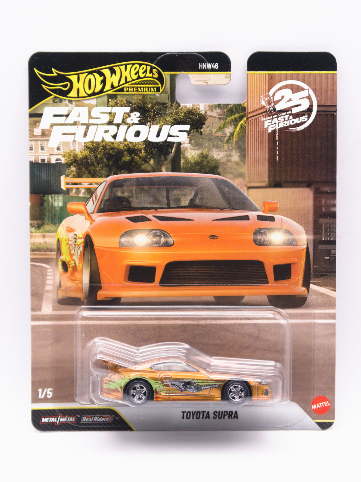 CHASE Toyota Supra Premium Fast and Furious Pomarańczowy