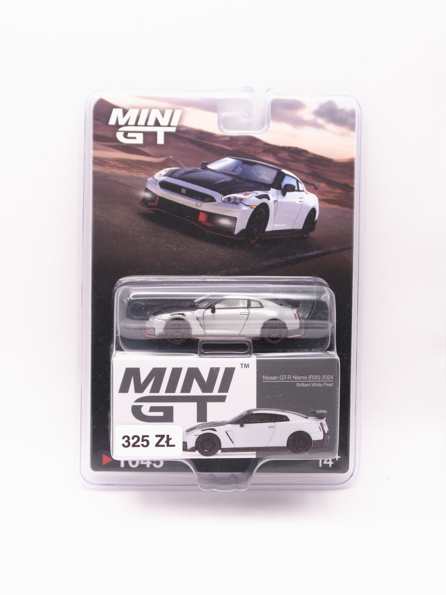 CHASE Mini GT #1045 Nissan GT-R Nismo R35 2024 Biały