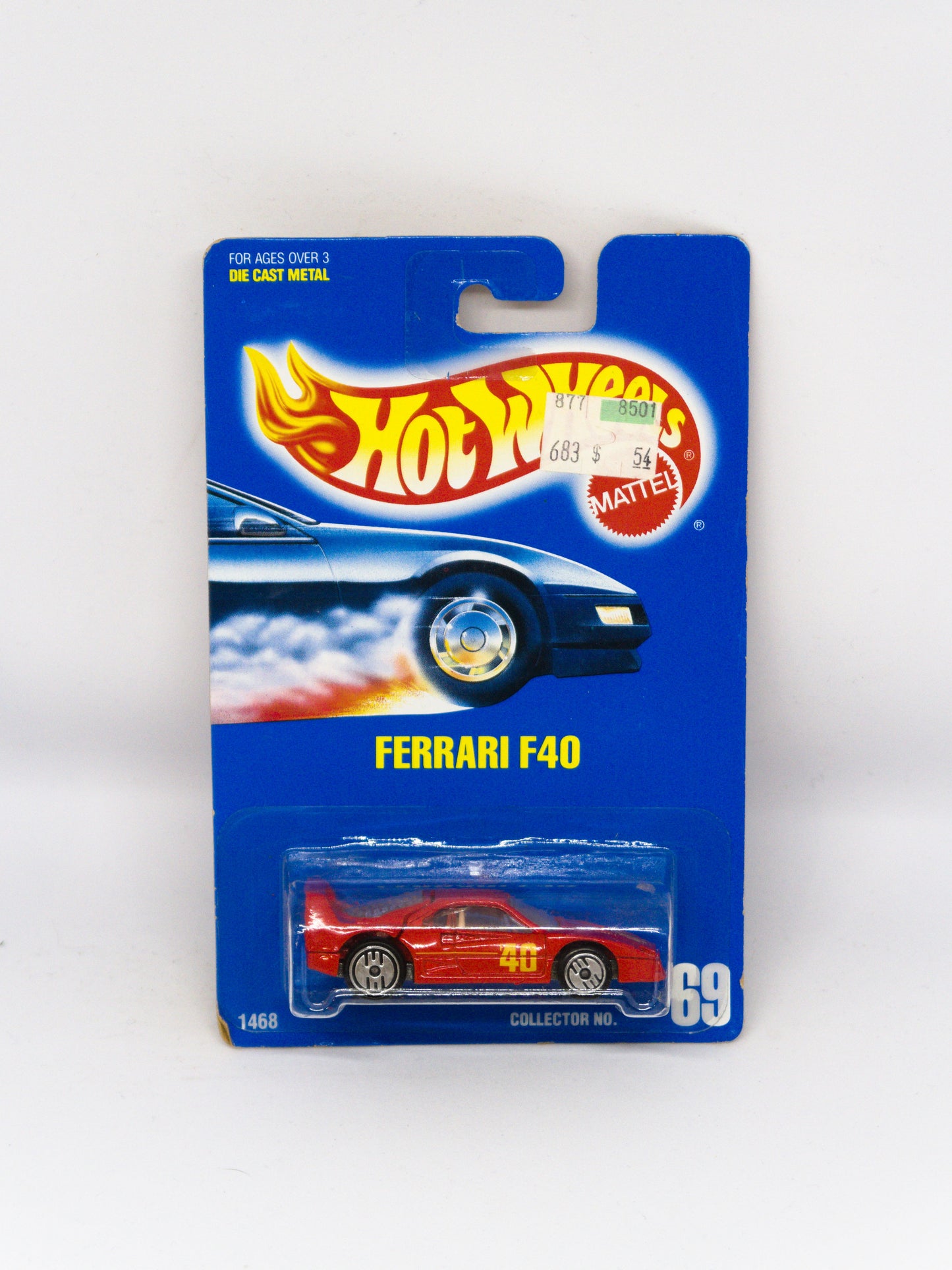 Ferrari F40 Czerwony - Srebrne koła UH