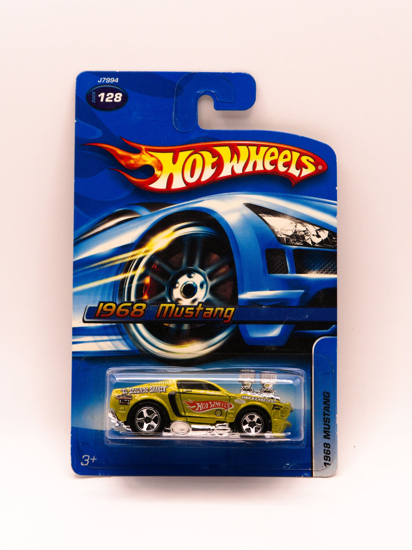 1968 Ford Mustang Żółty * Uszkodzony Blister