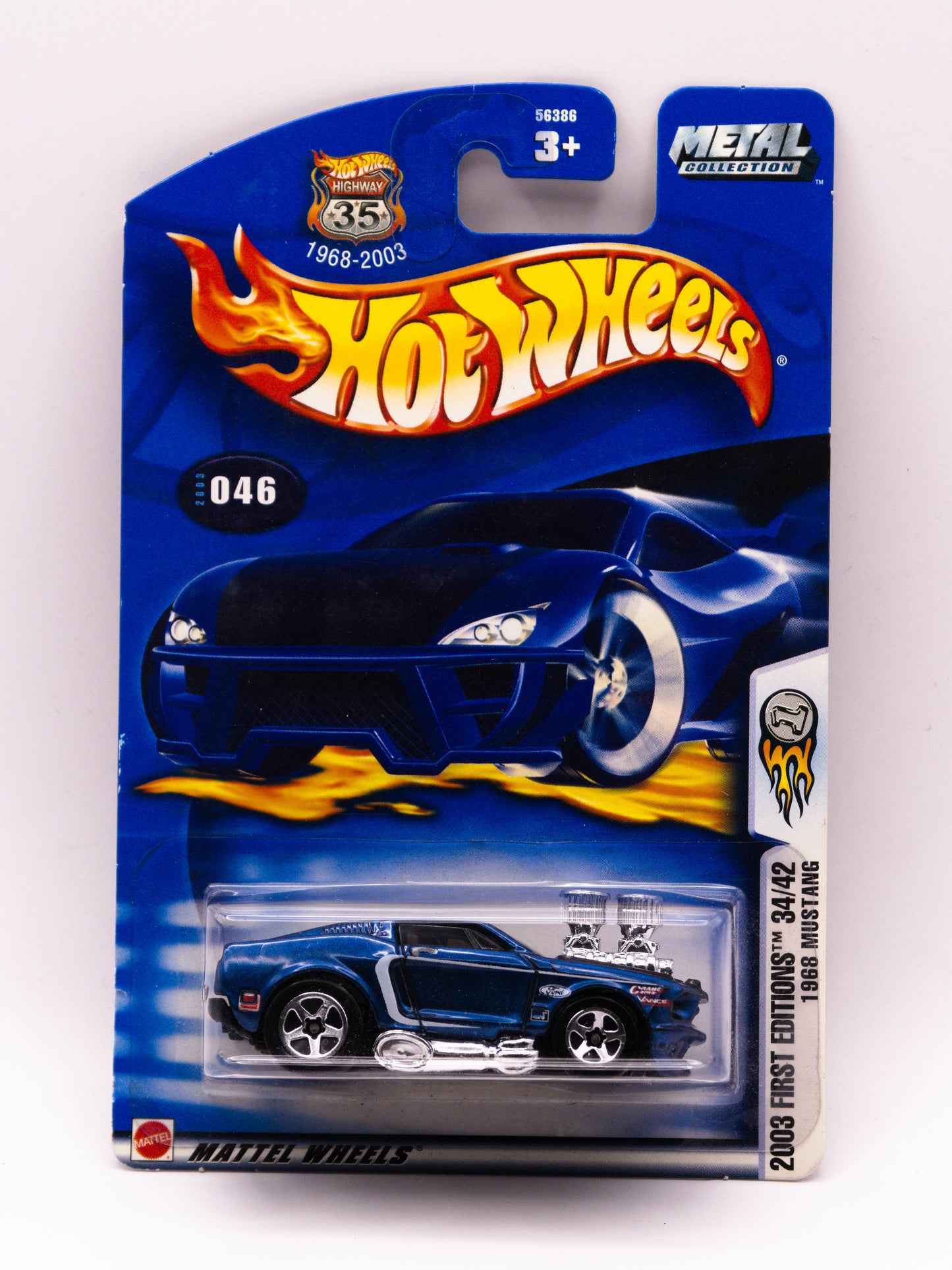 1968 Mustang Niebieski