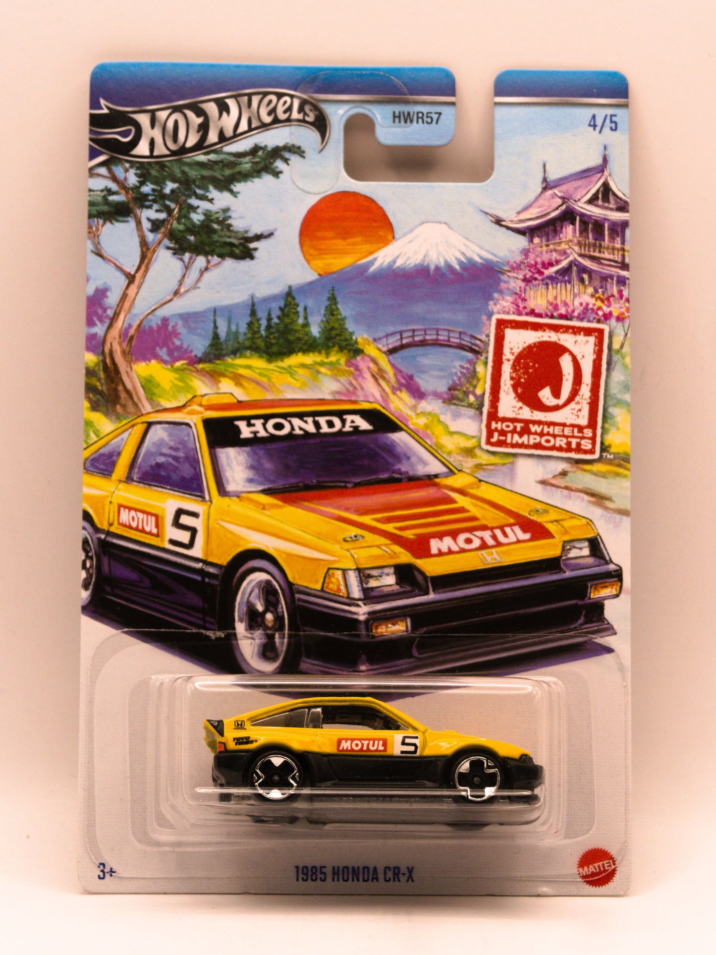 1985 Honda CR-X Żółty