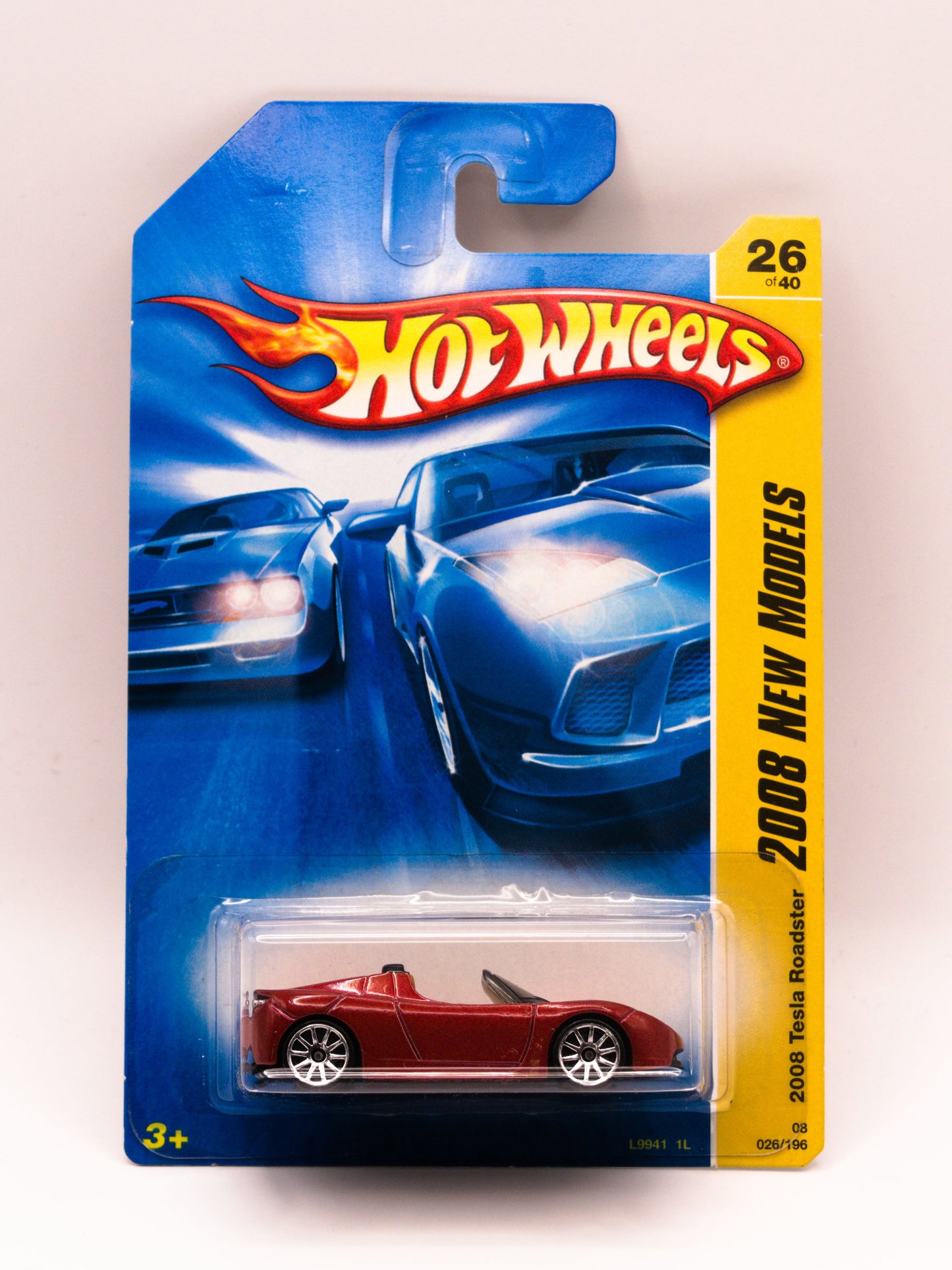 2008 Tesla Roadster Czerwony