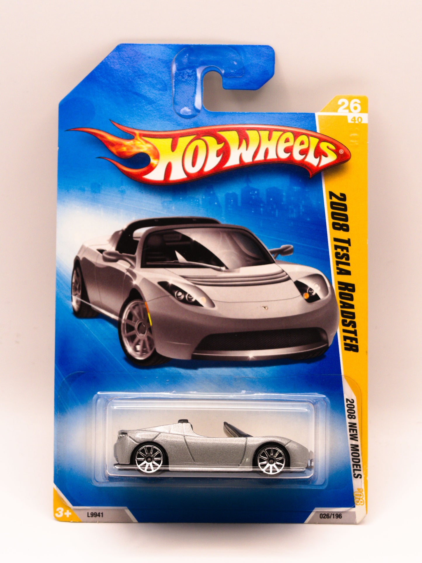 2008 Tesla Roadster Srebrny