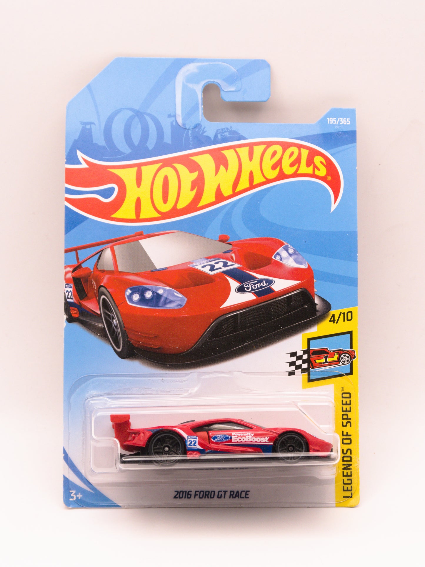 2016 Ford GT Race Czerwony