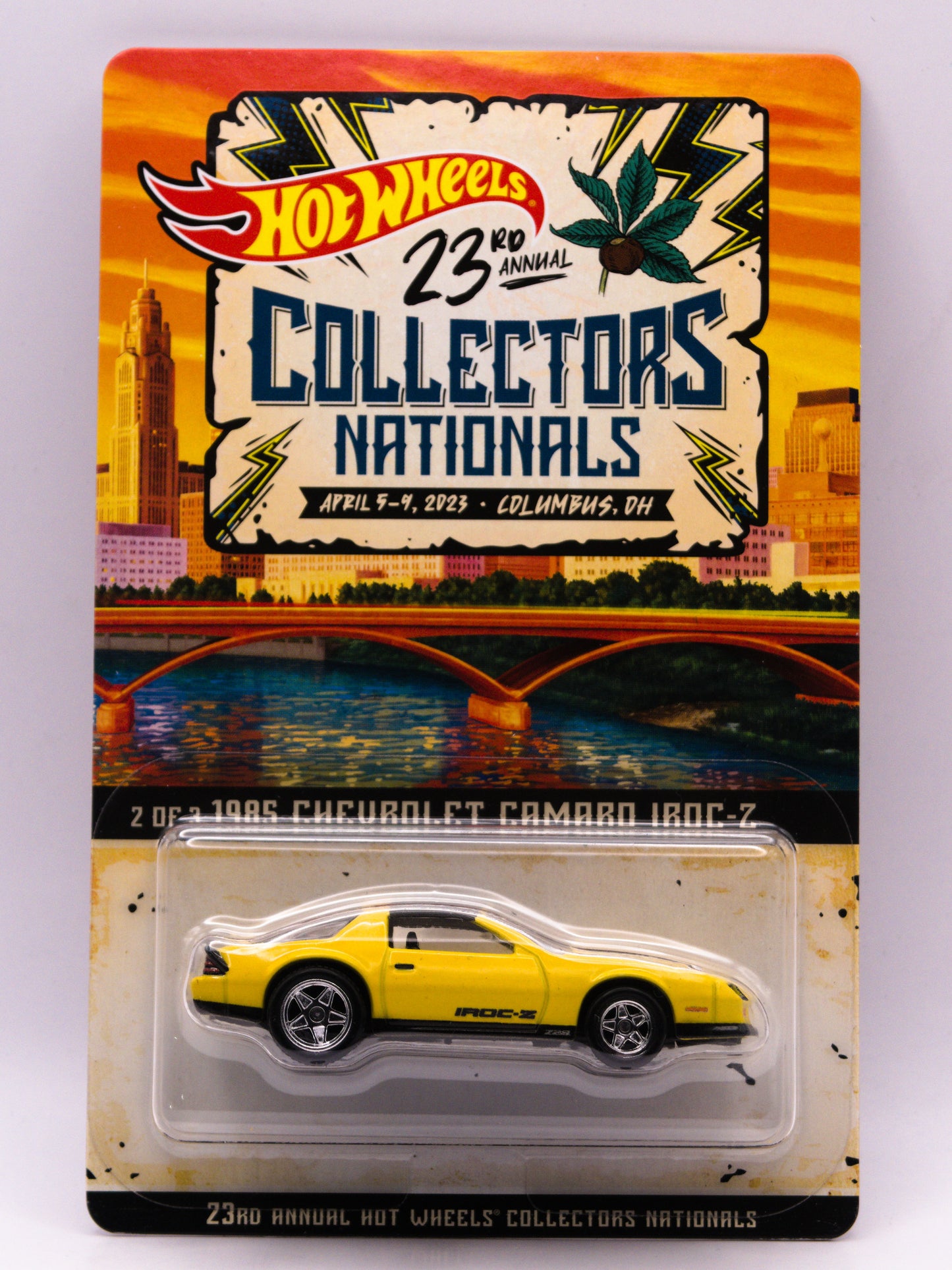23RD Convention Columbus 1985 Chevrolet Camaro IROC-Z Żółty #5977/6200