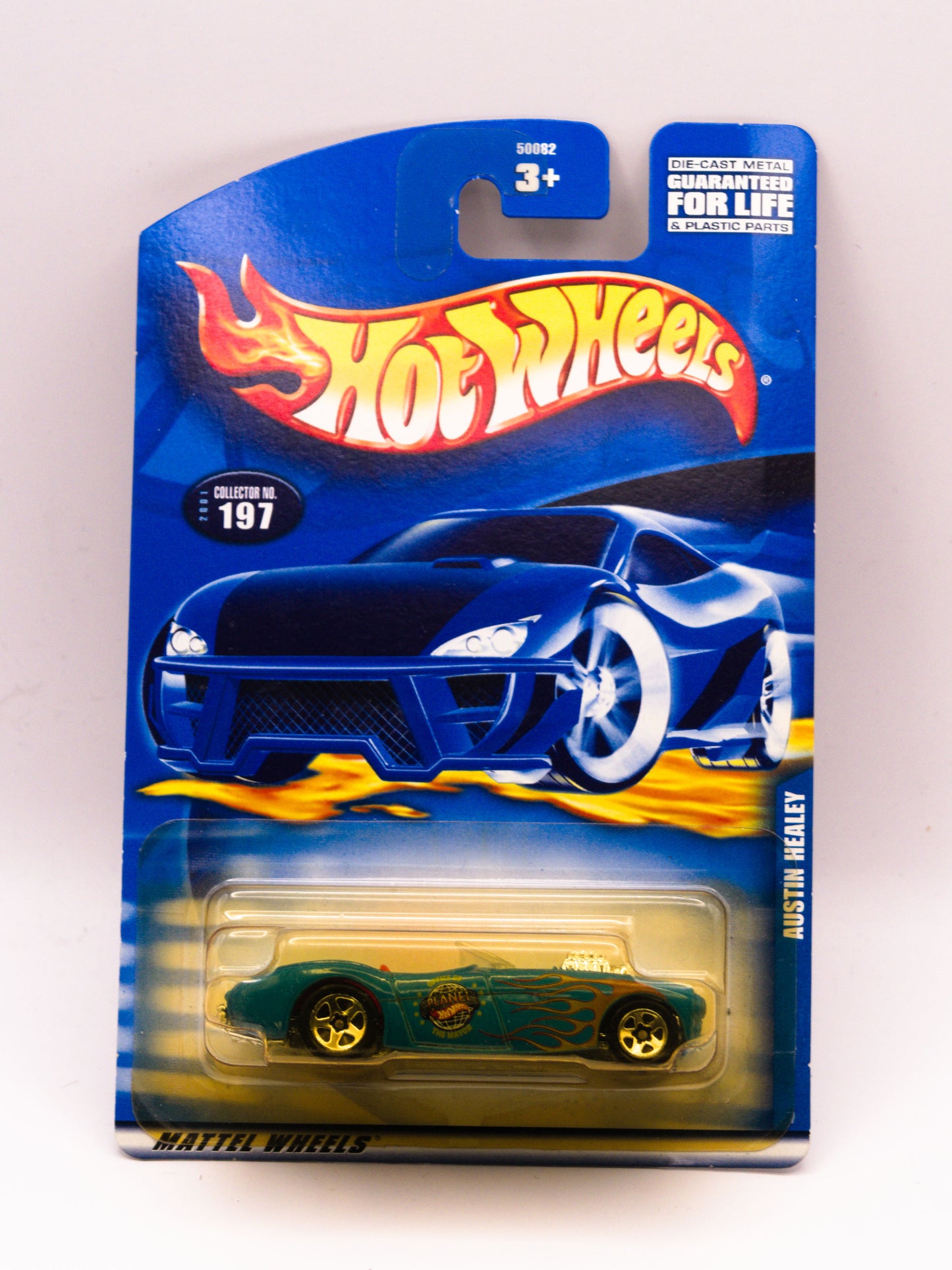 Austin Healey Niebieski *Zżółknięty Blister