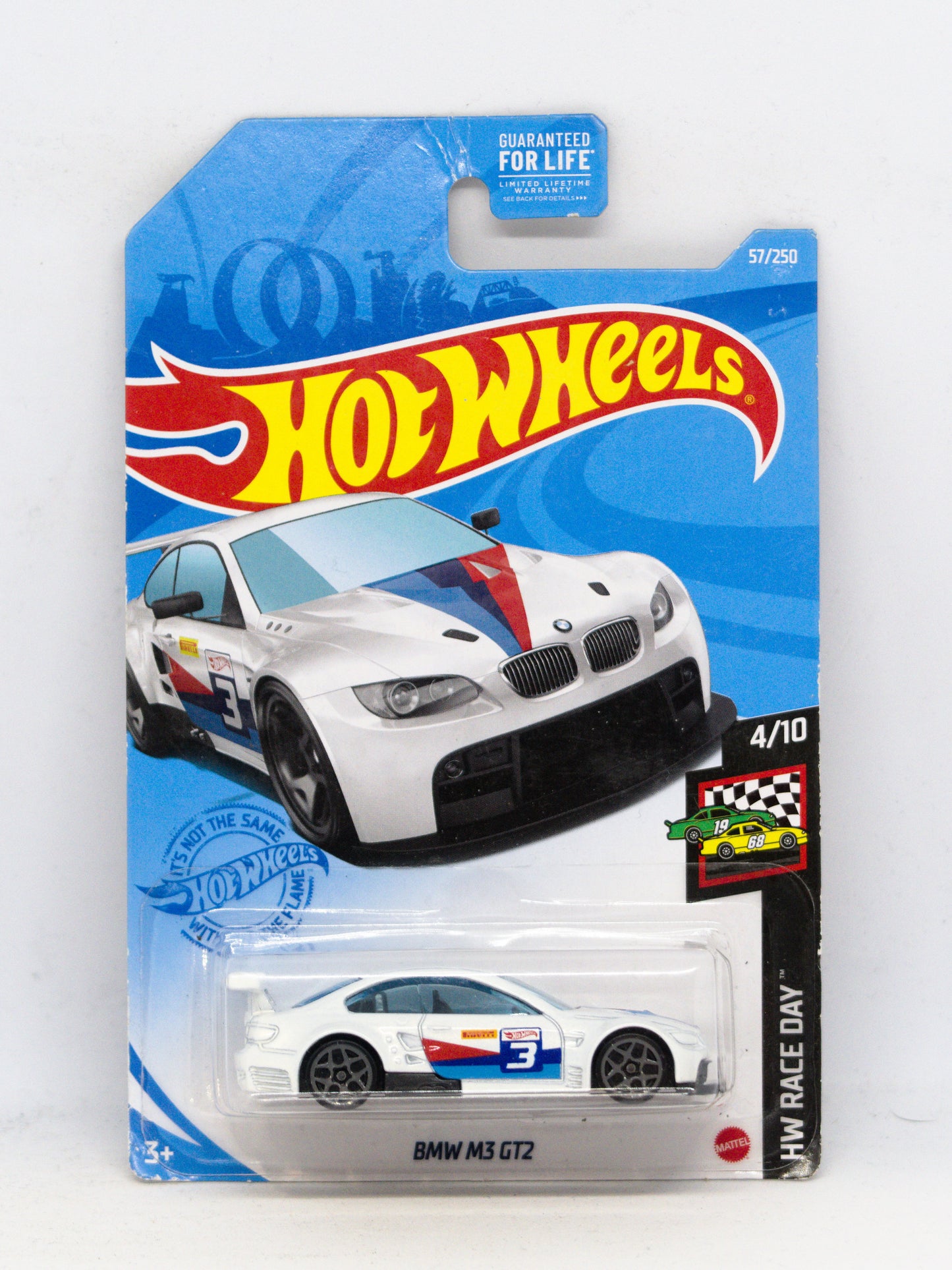 BMW M3 GT2 Biały Long Card *Uszkodzony