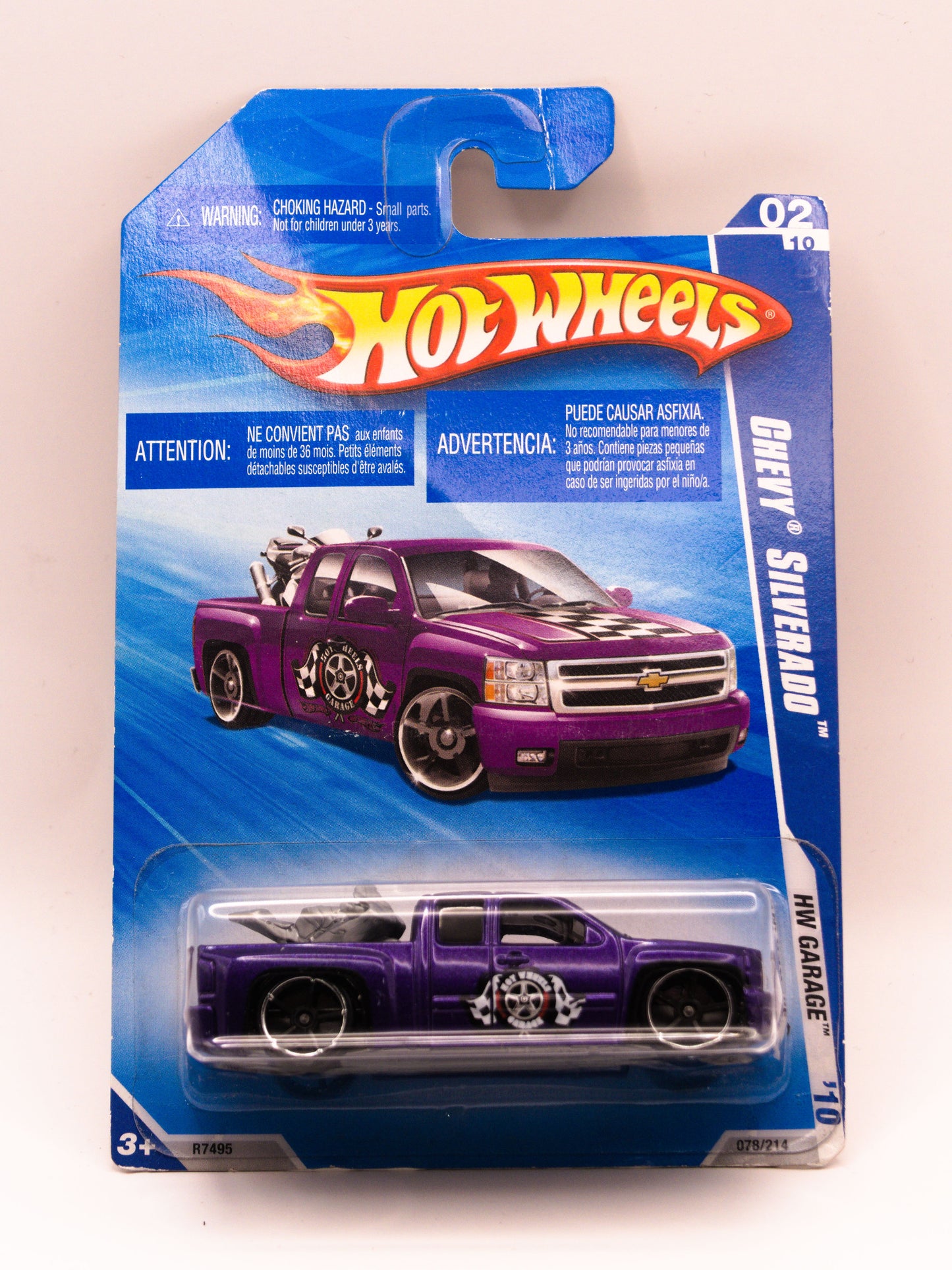 Chevy Silverado Fioletowy *Uszkodzona Karta