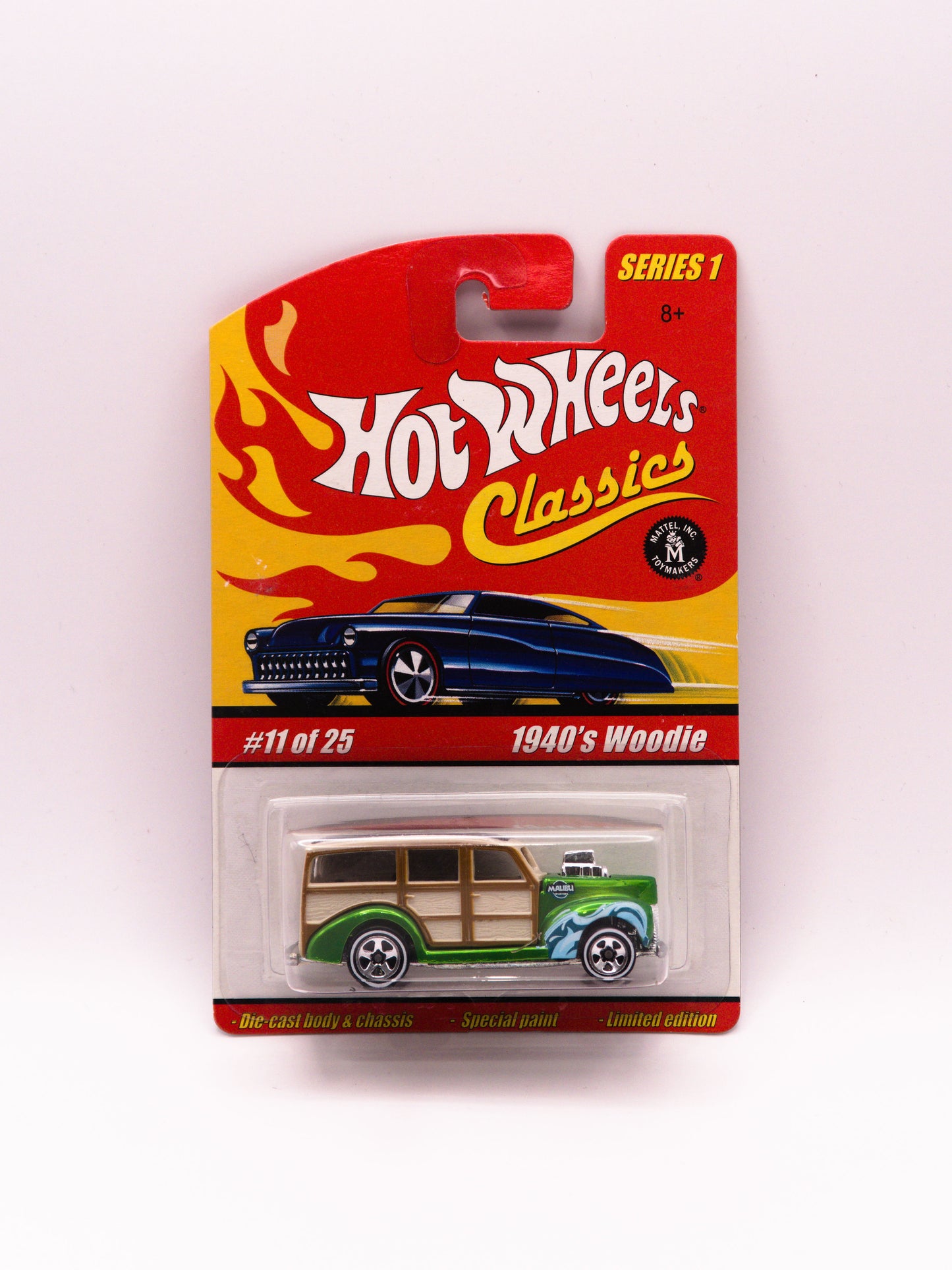 Hot Wheels Classics 1940's Woodie Zielony