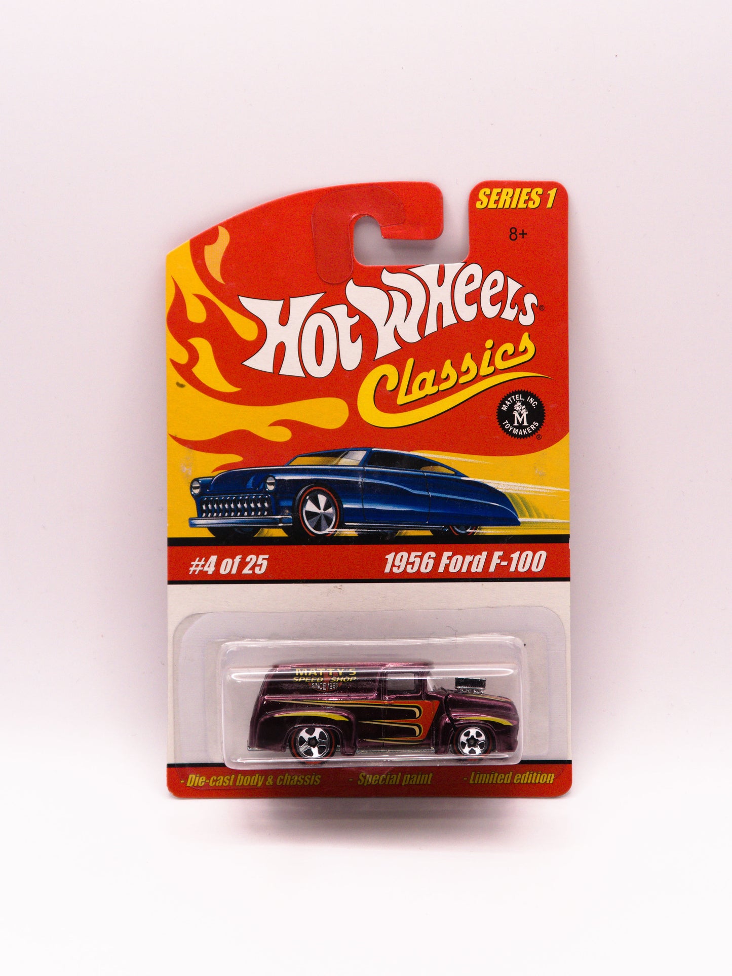 Hot Wheels Classics 1956 Ford F-100 Fioletowy