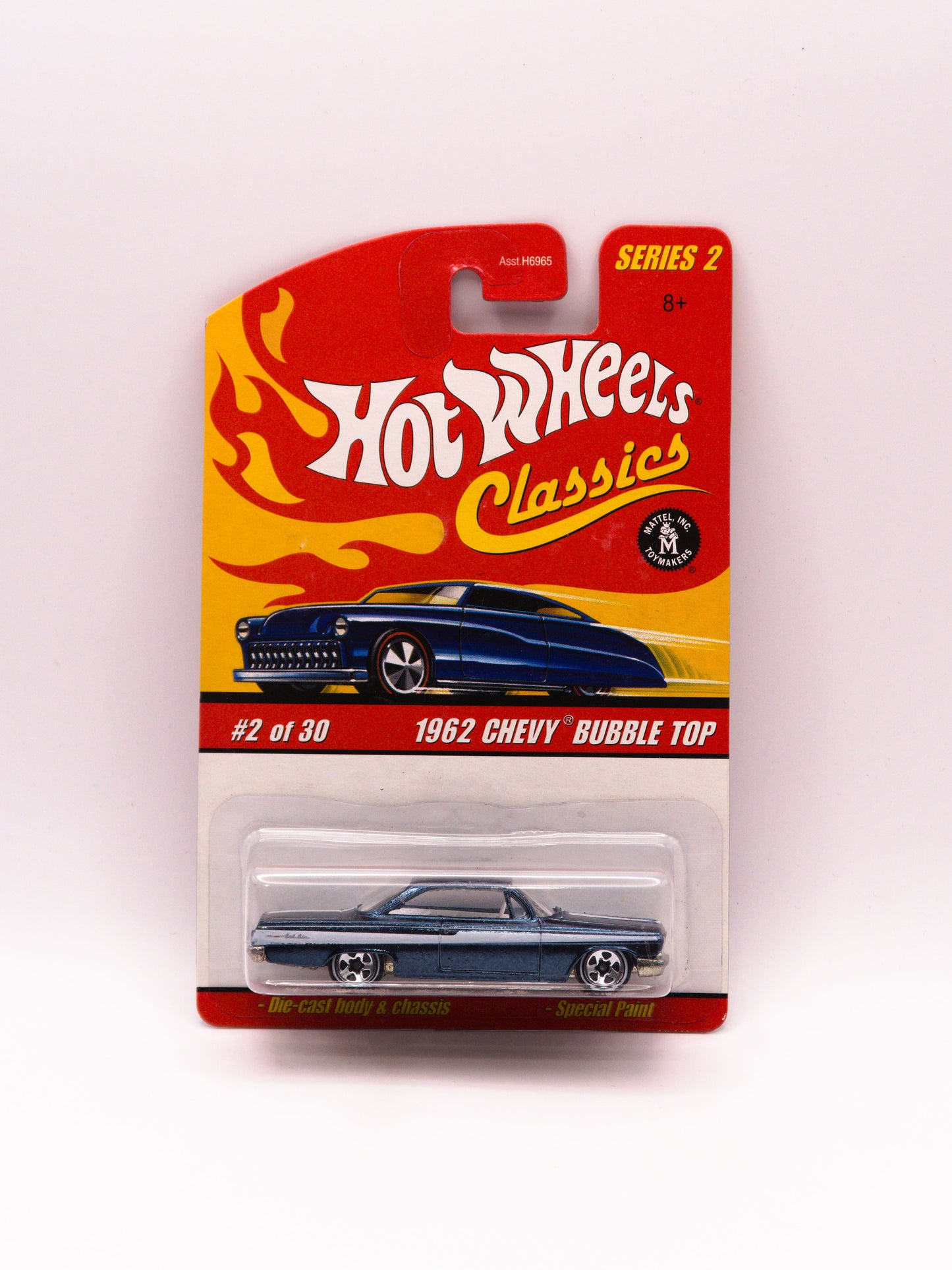 Hot Wheels Classics 1962 Chevy Bubble Top Niebieski