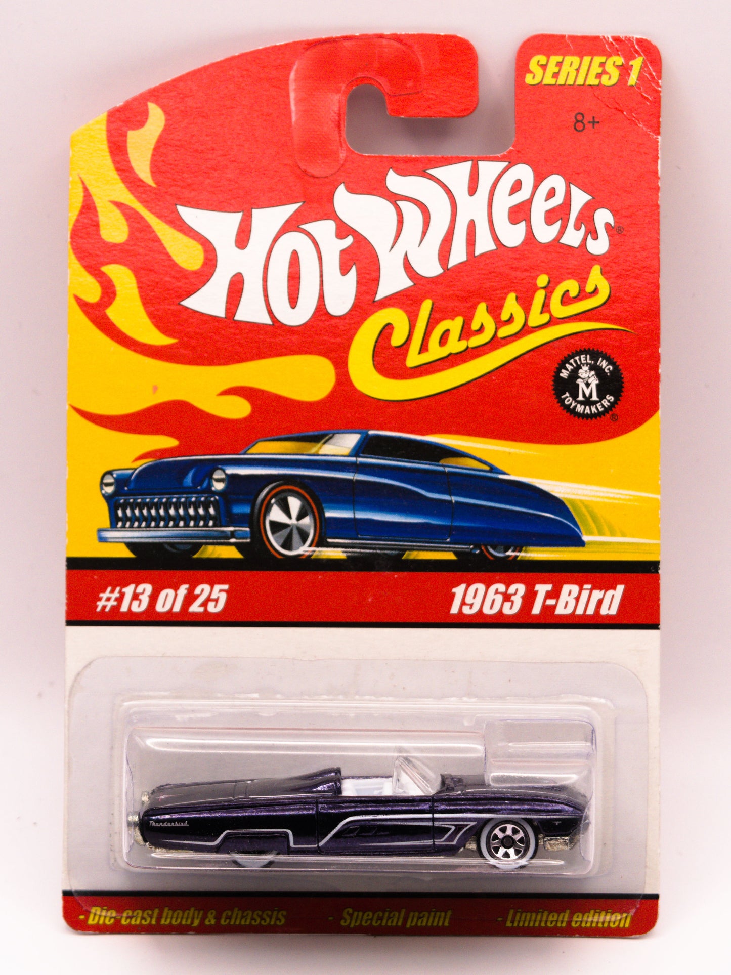 Hot Wheels Classics 1963 T-Bird Fioletowy *Karta