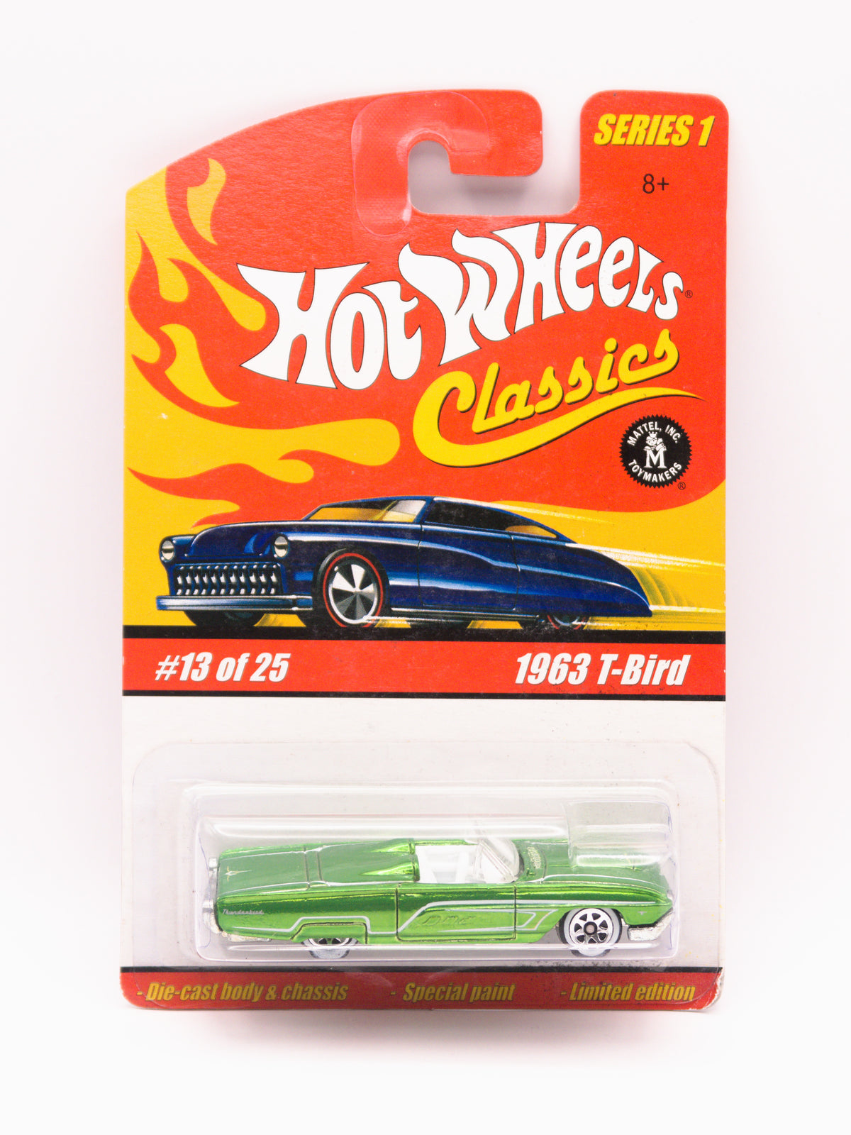 1963 T-Bird Zielony Hot Wheels Classics