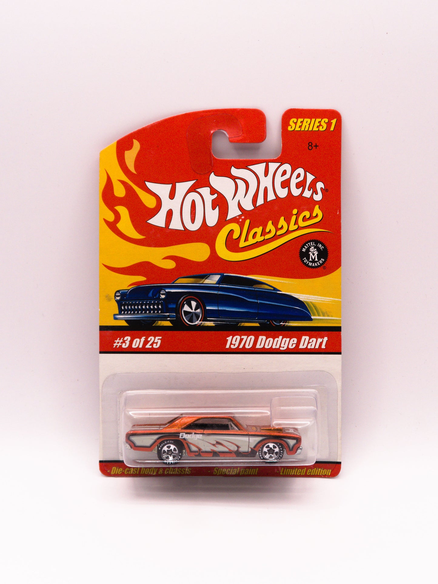 Hot Wheels Classics 1970 Dodge Dart Pomarańczowy