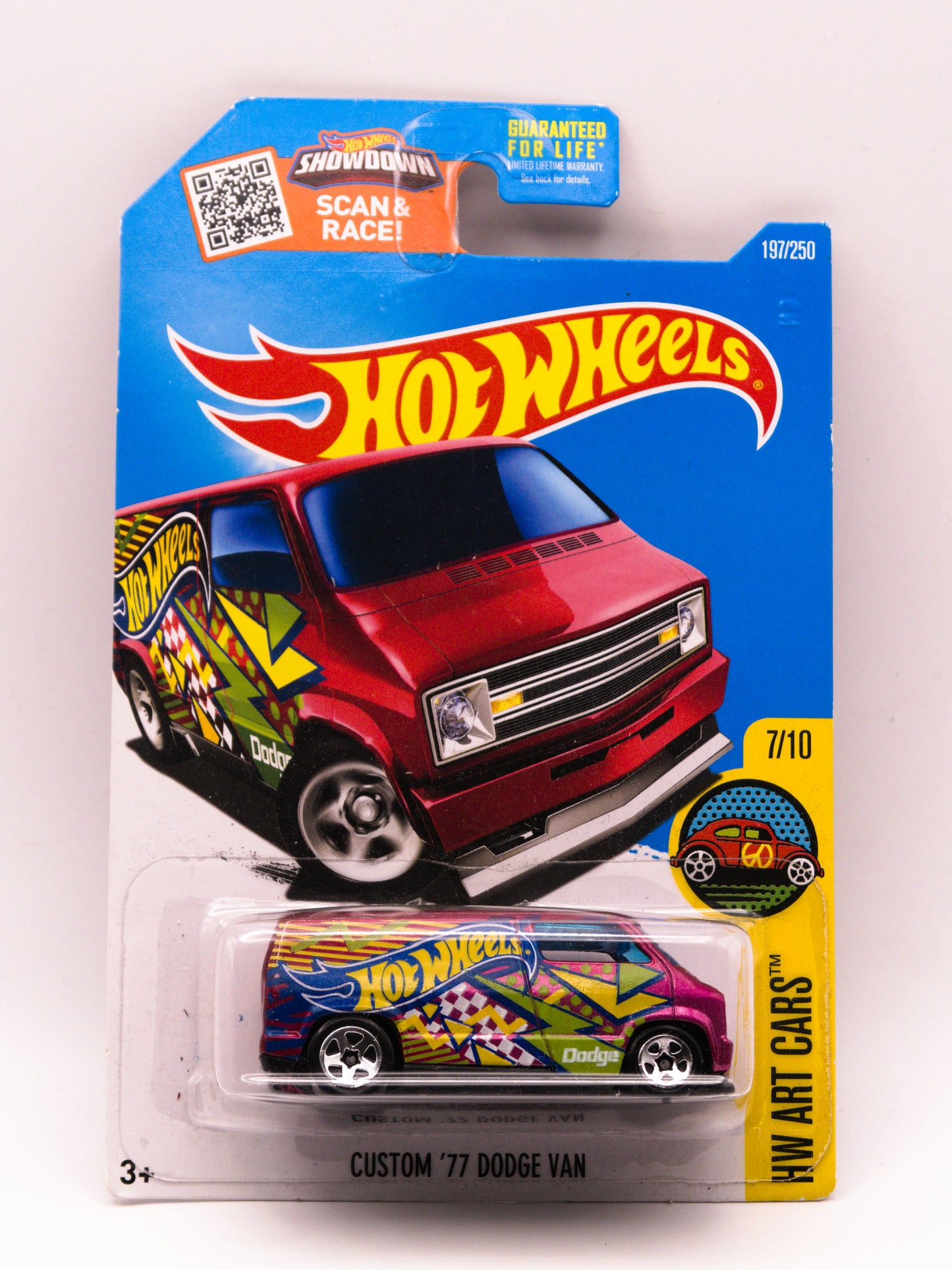 Custom '77 Dodge Van Czerwony