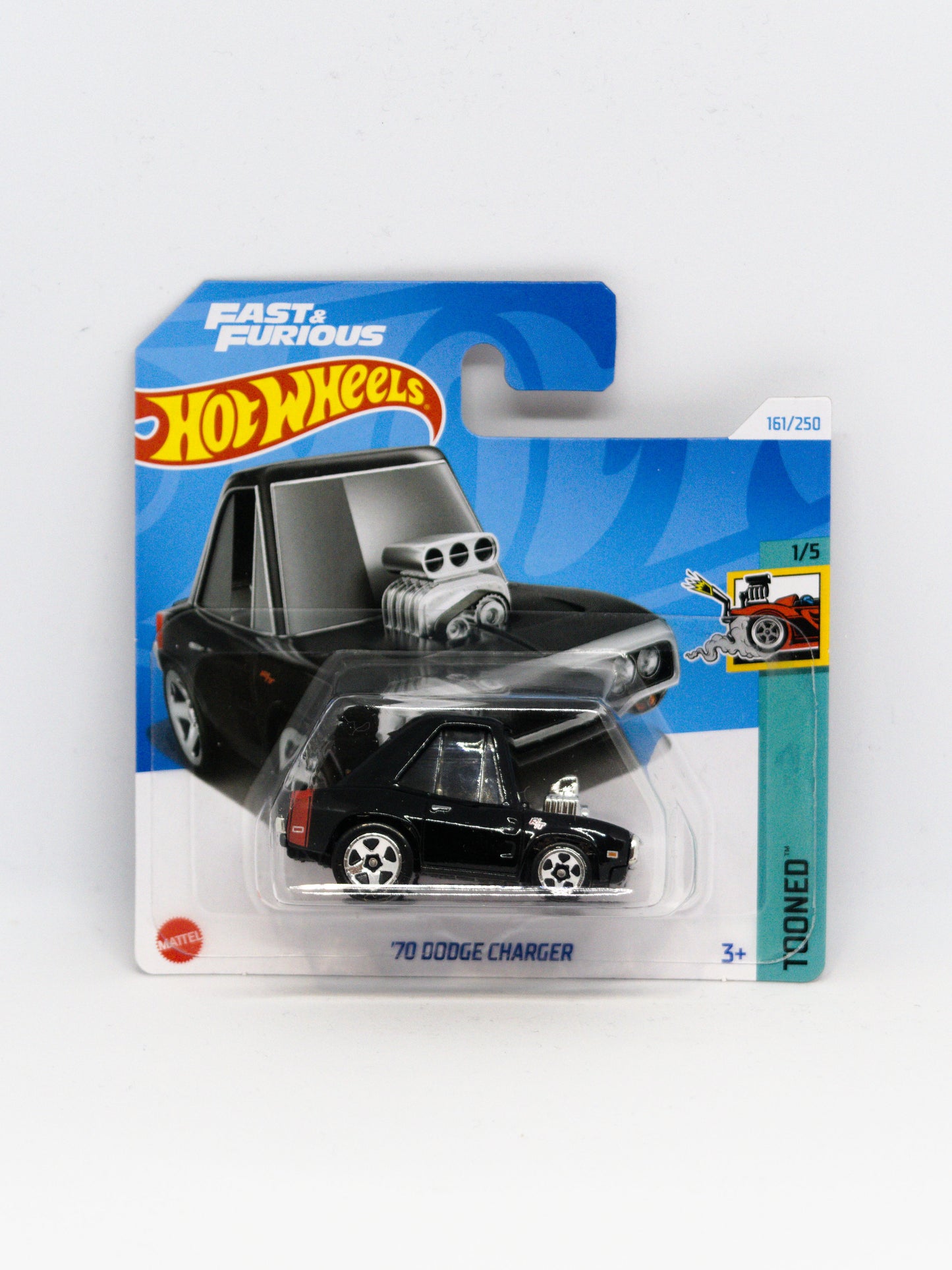 '70 Dodge Charger Tooned Czarny