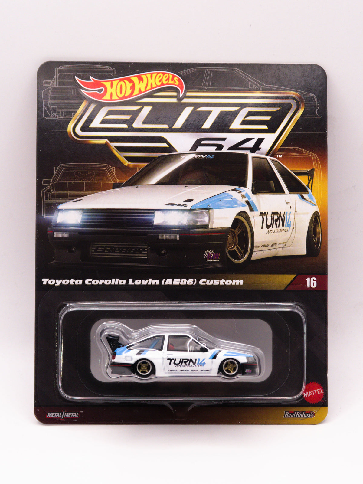 Elite64 Toyota Corolla Levin (AE86) Custom Biały