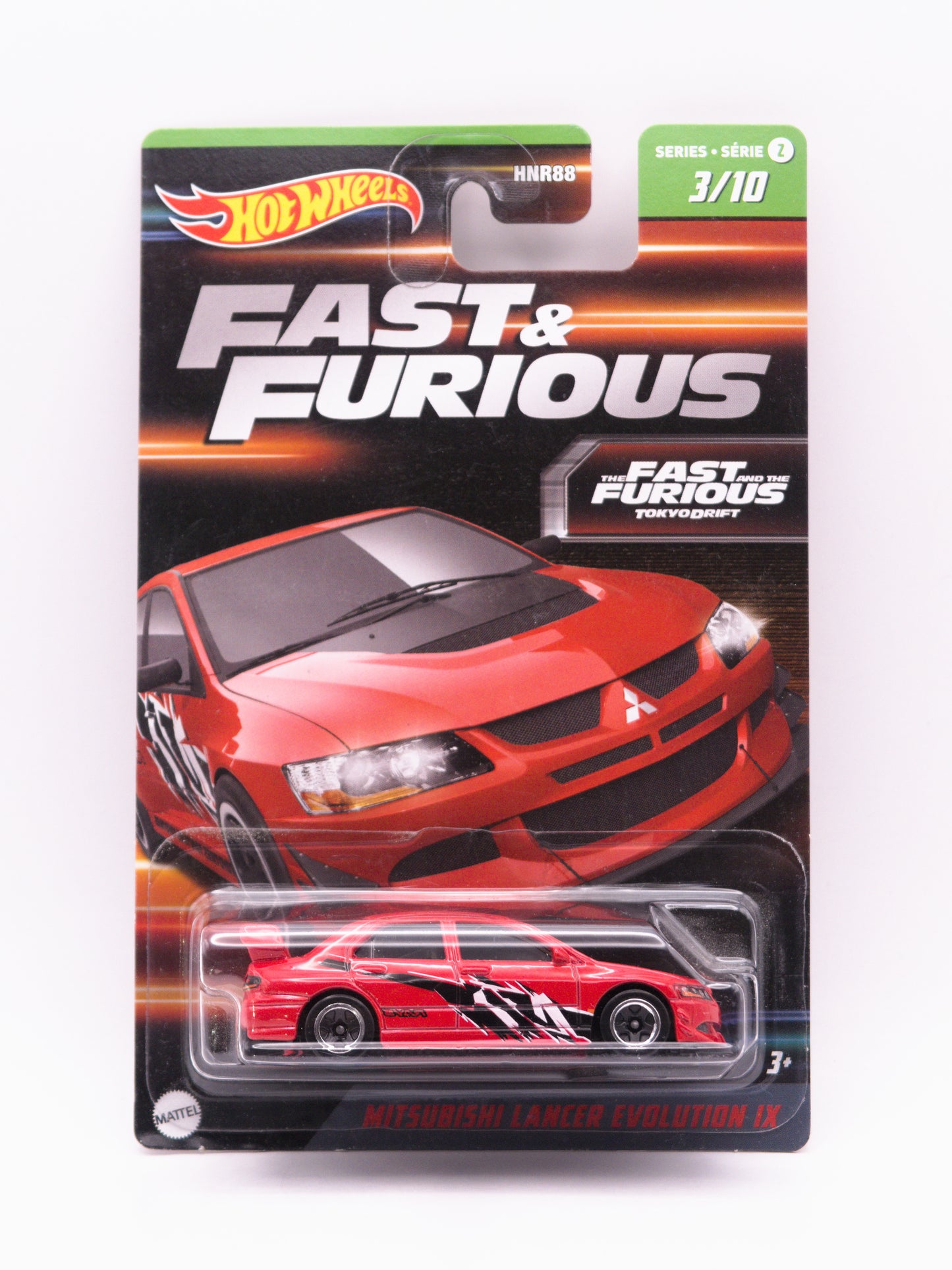 Mitsubishi Lancer Evolution IX Fast and Furious Czerwony