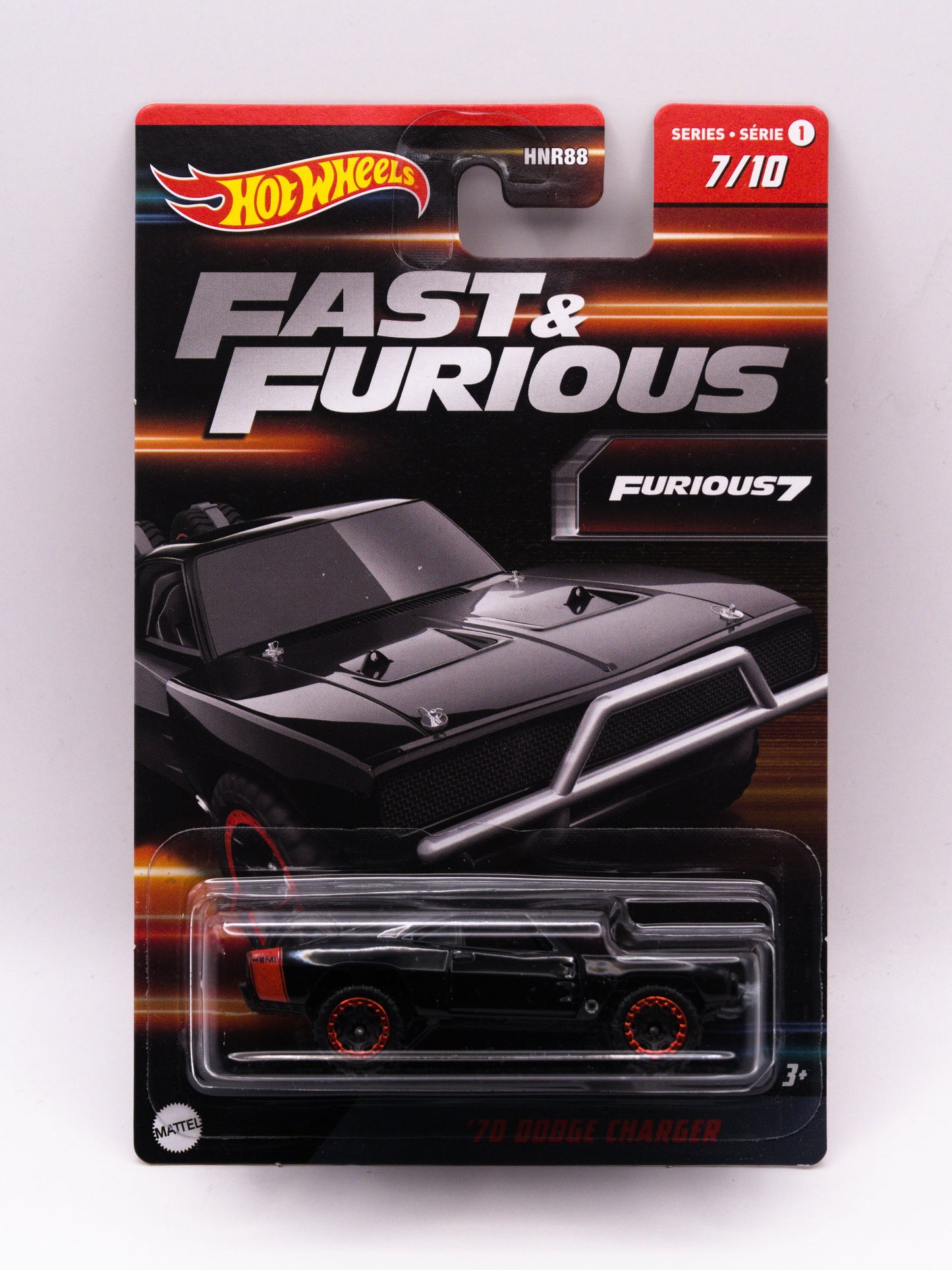 '70 Dodge Charger Czarny Fast&Furious