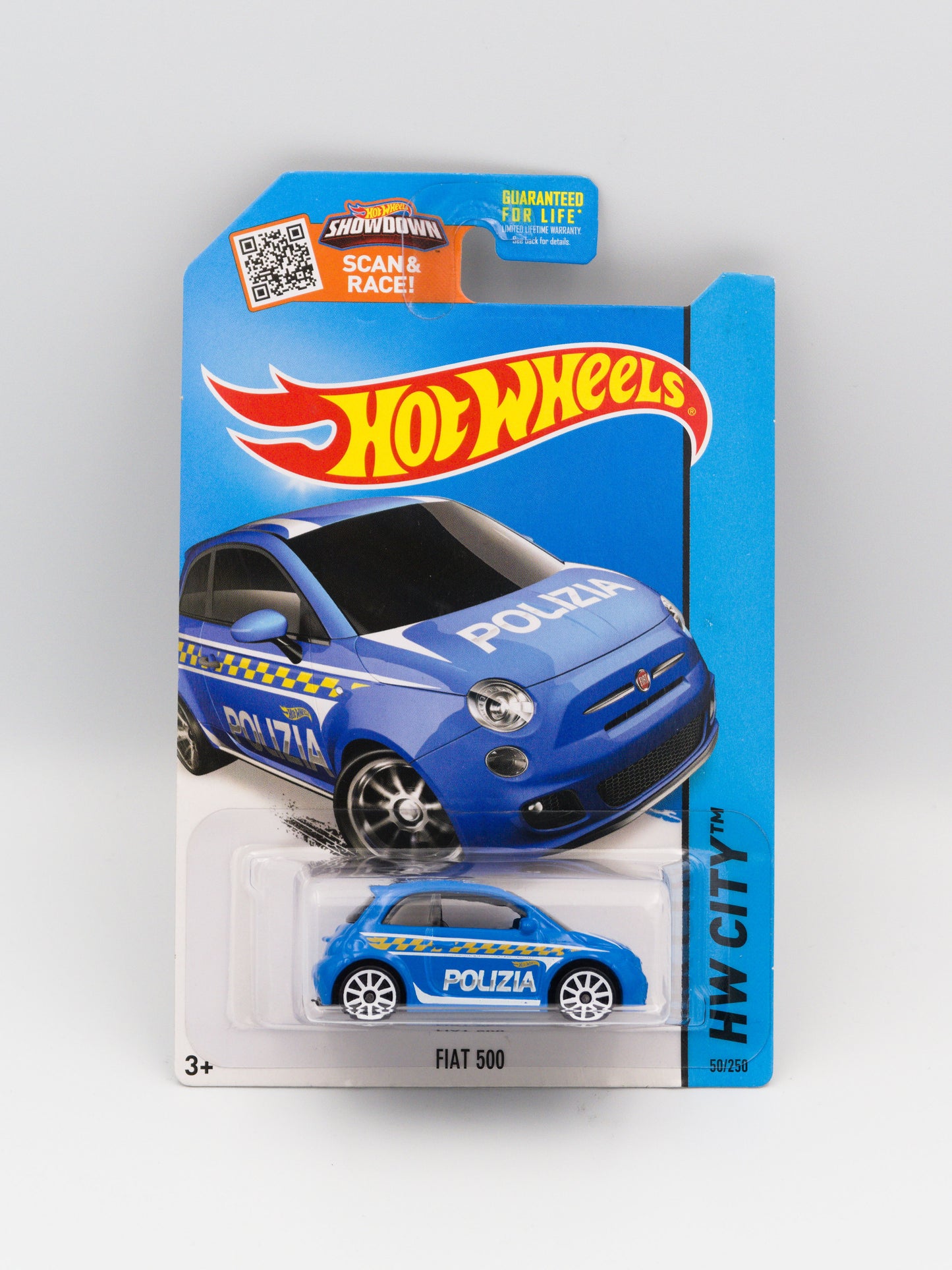 Fiat 500 Polizia Niebieski