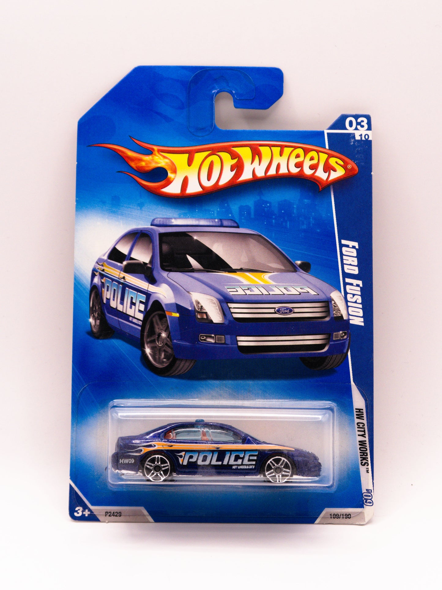 Ford Fusion Police Niebieski