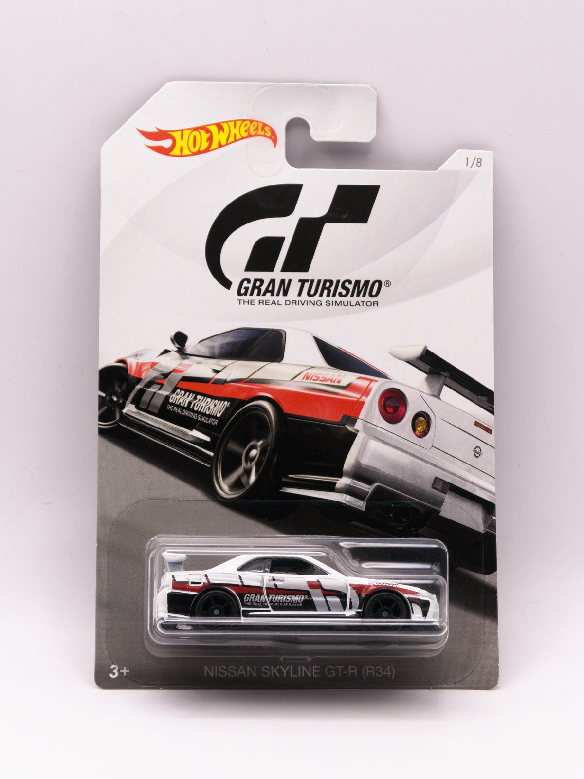Gran Turismo Nissan Skyline GT-R R34 Biały