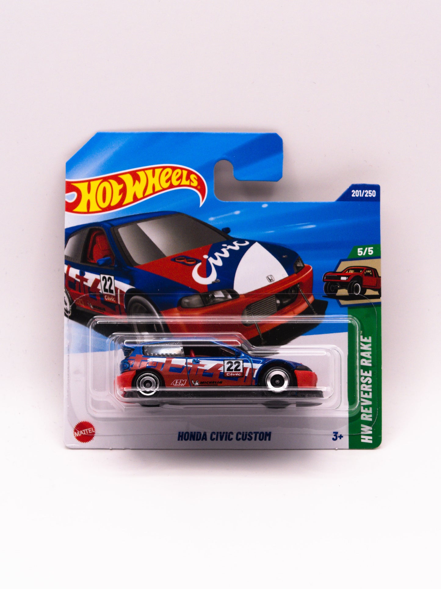 Honda Civic Custom Niebiesko-Czerwony