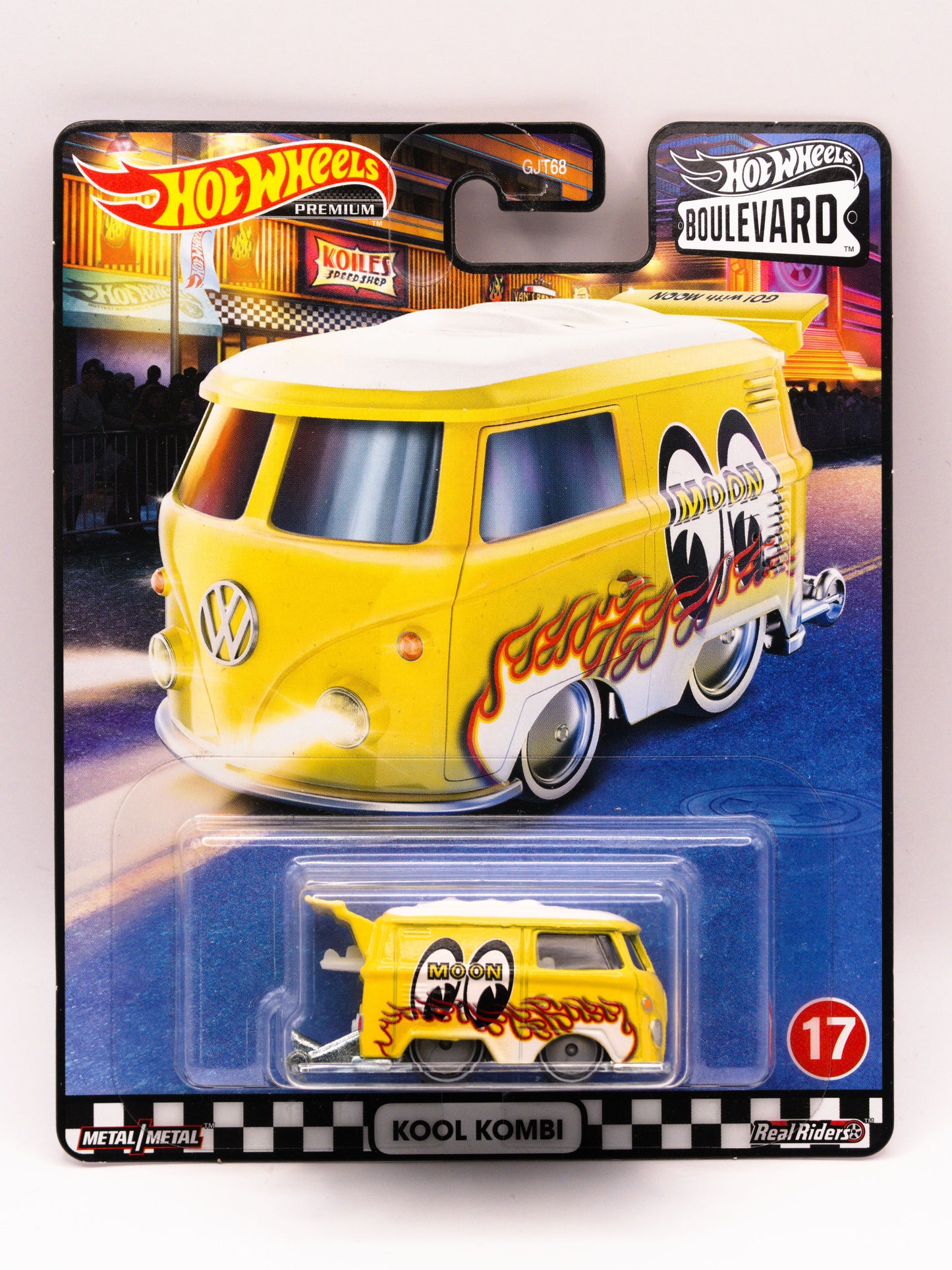 Kool Kombi Boulevard #17 Mooneyes Żółty