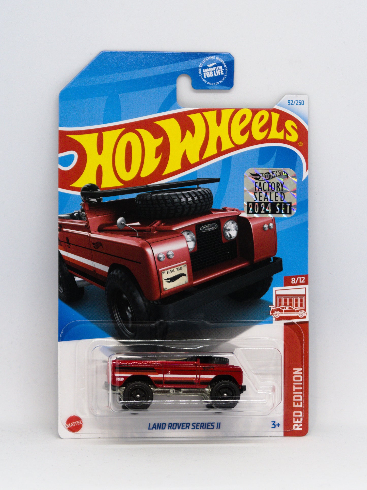 Land Rover Series II Factory Sealed Czerwony RED EDITION