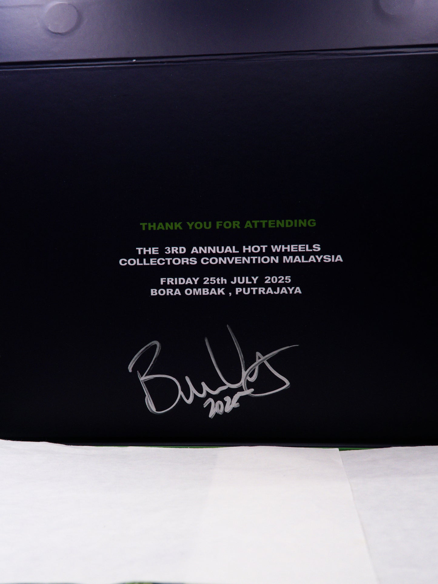 Hot Wheels Malaysia Convention 2025 Porsche 911 Carrera RS 3.8 Fioletowy PARA *PODPIS!