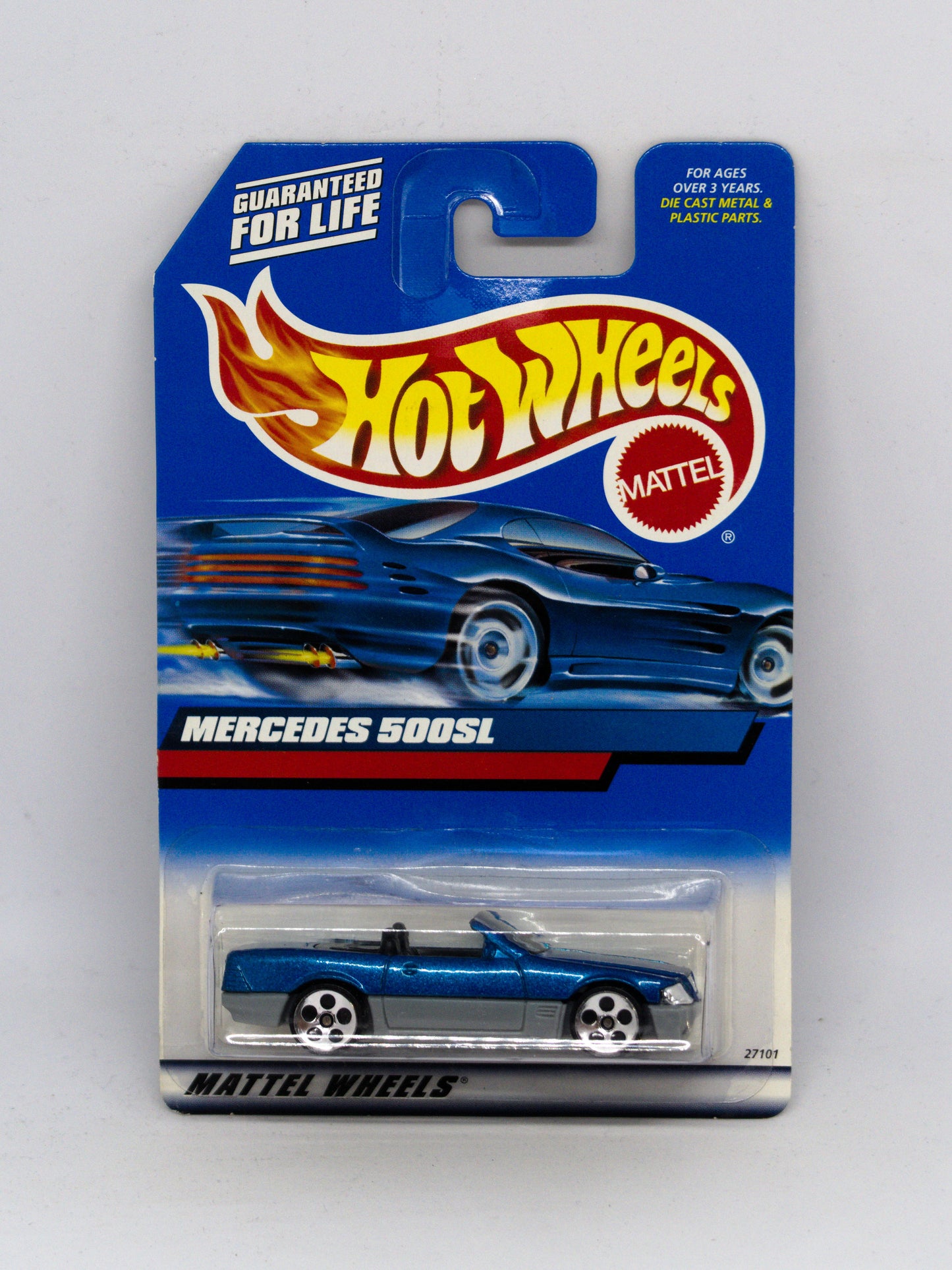 Mercedes-Benz 500SL Niebieski + Szary dół