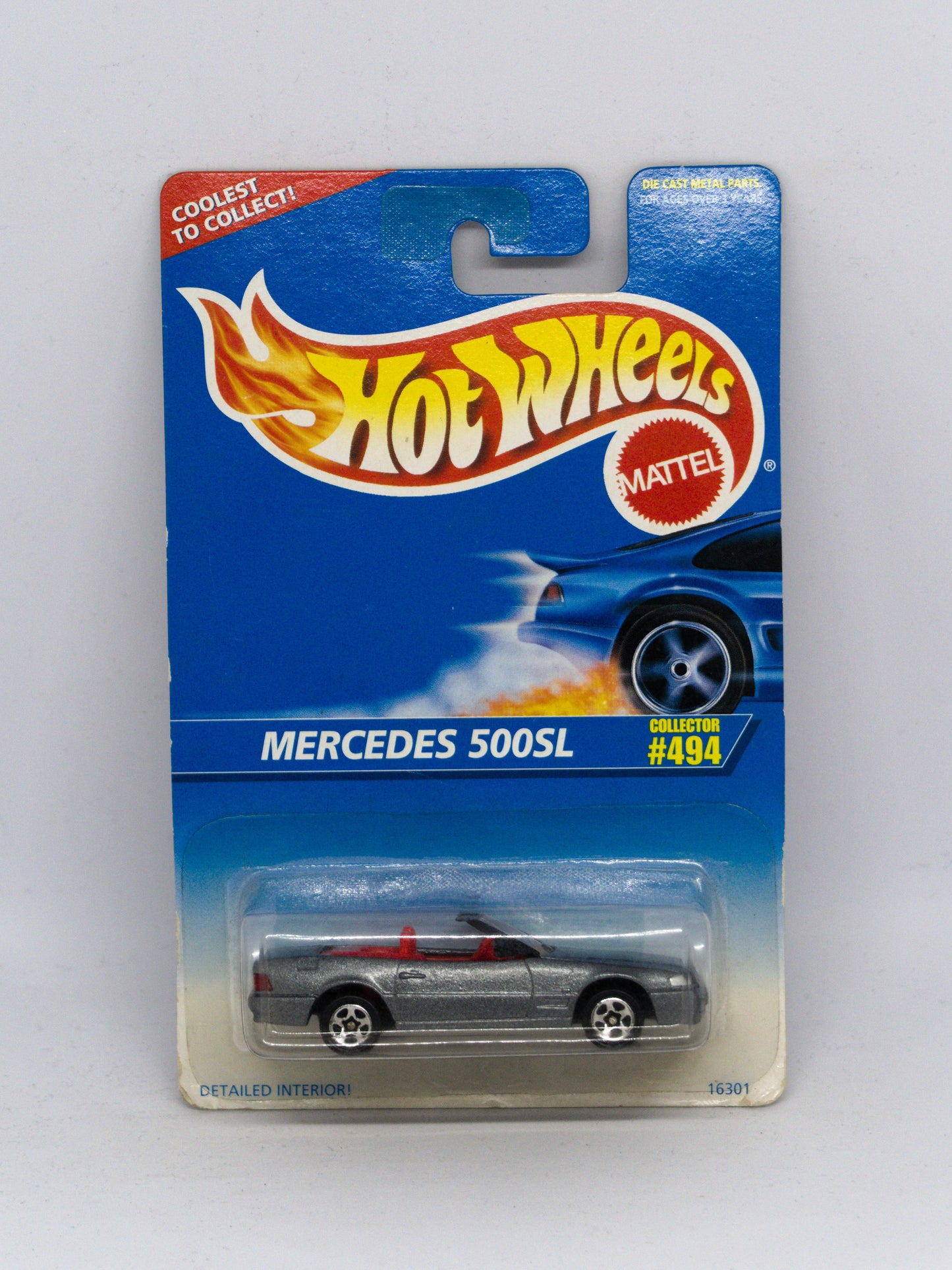 Mercedes-Benz SL 500 Szary z Czerwonym wnętrzem