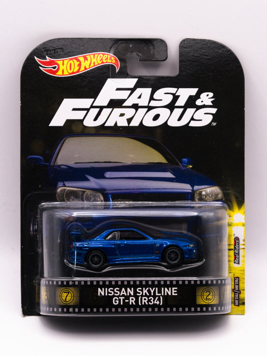 Nissan Skyline GT-R R34 Fast and Furious Niebieski Premium