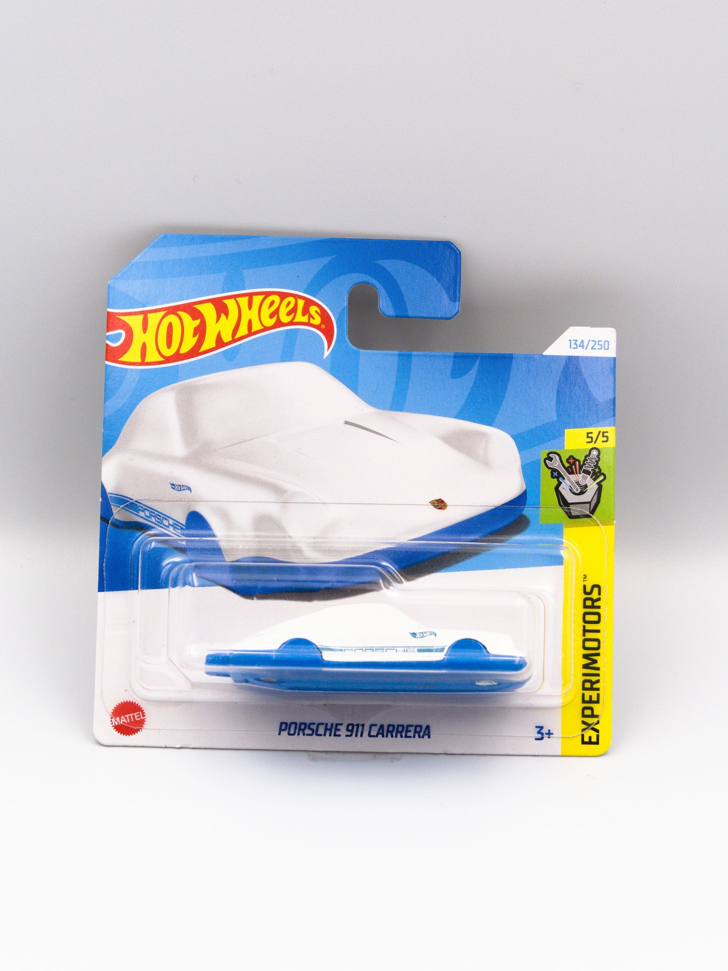 Porsche 911 Carrera Brelok Biało-Niebieski