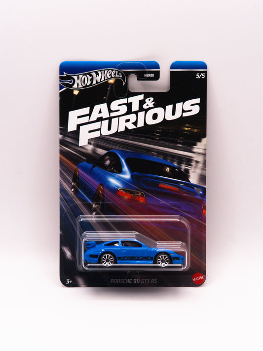 Porsche 911 GT3 RS Niebieski Fast and Furious