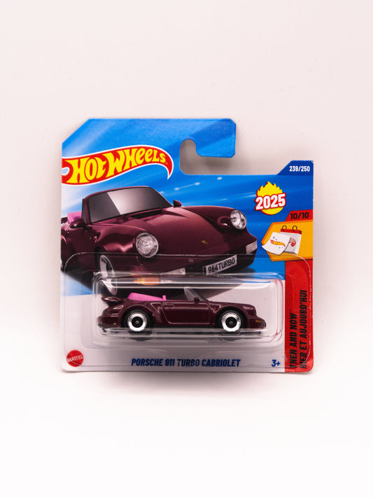 Porsche 911 Turbo Cabriolet Fioletowy z Różowym Środkiem