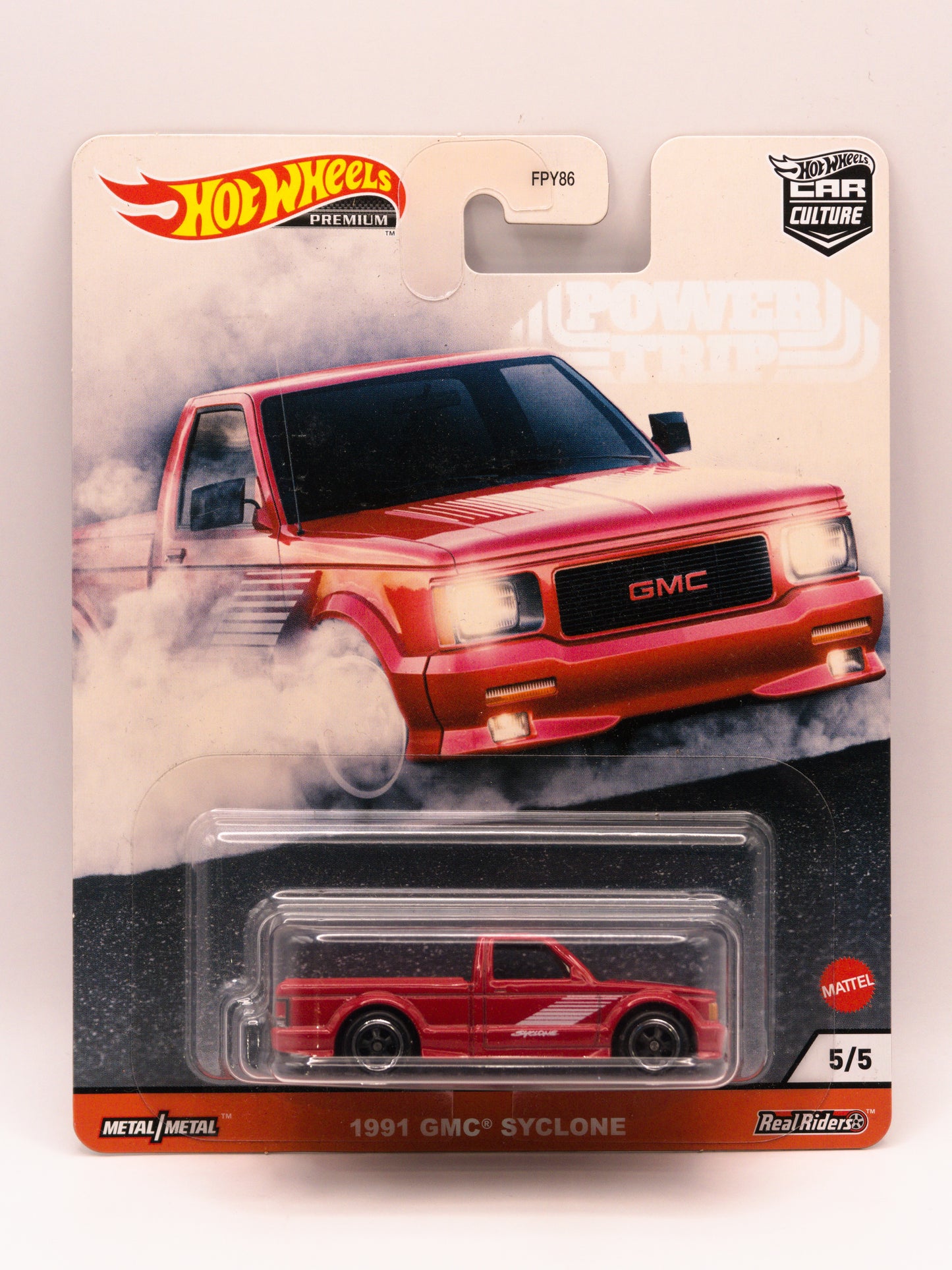 Premium 1991 GMC Syclone Czerwony