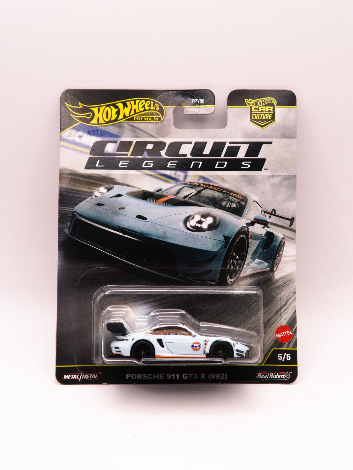 Porsche 911 GT3 R 992 Niebieski Gulf Circuit Legends