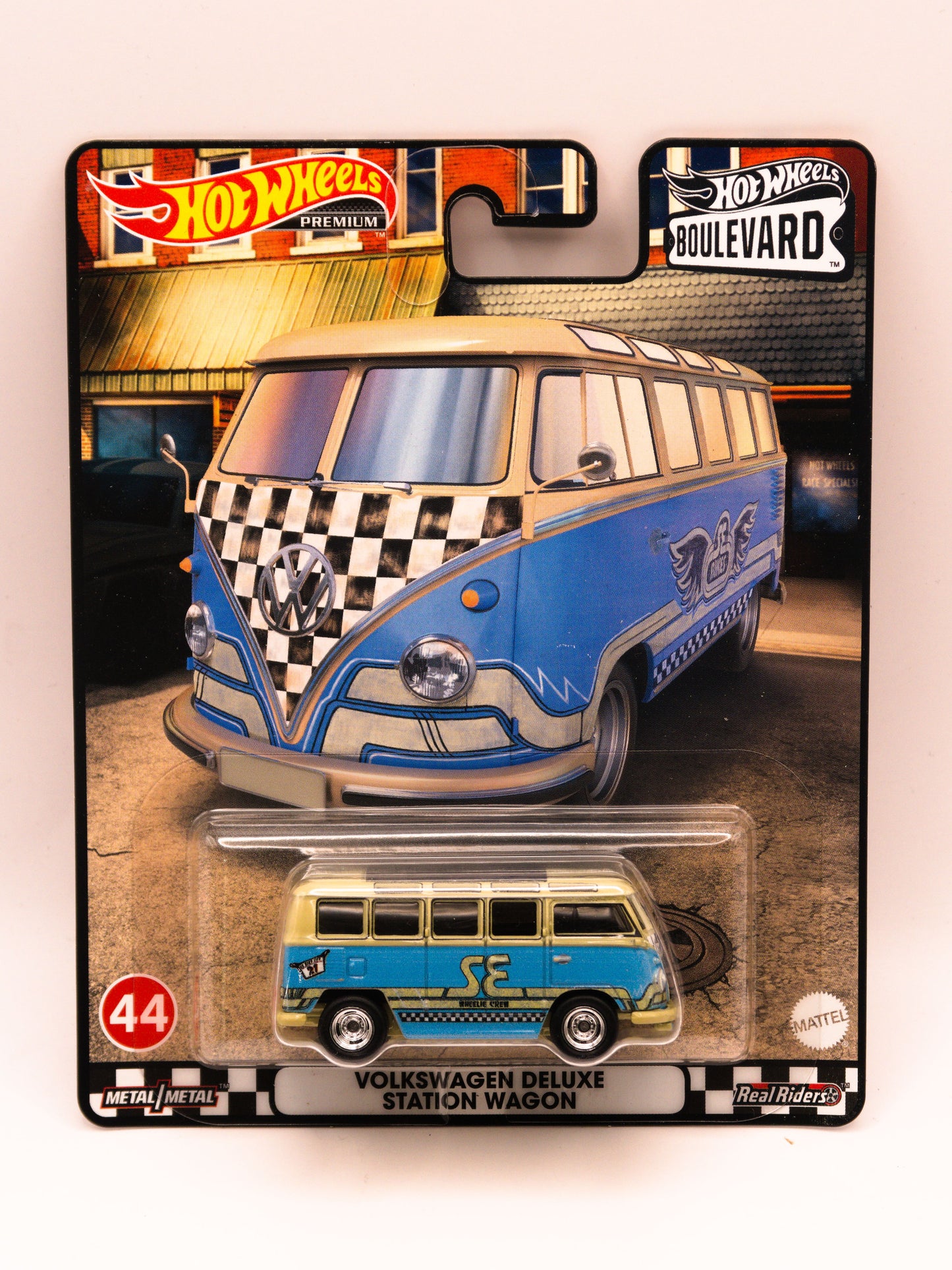 Volkswagen Deluxe Station Wagon Niebieski Premium Boulevard #44