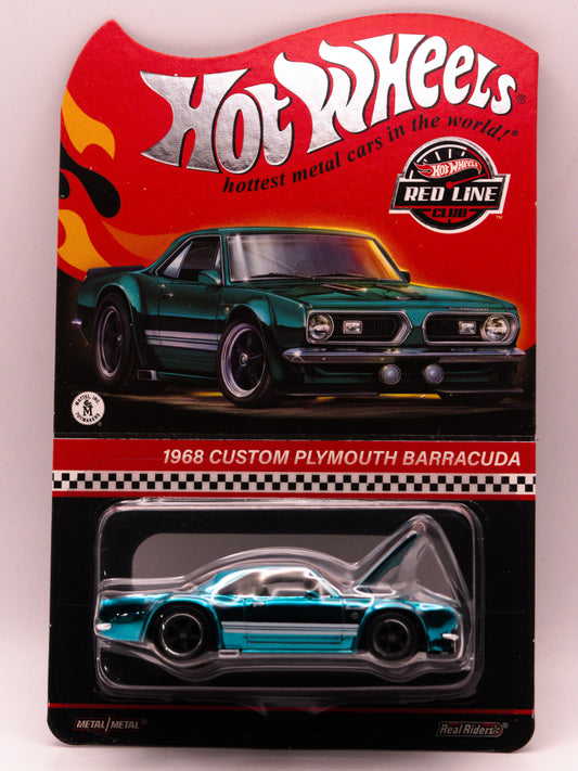 Red Line Club RLC 1968 Custom Plymouth Barracuda Turkusowy