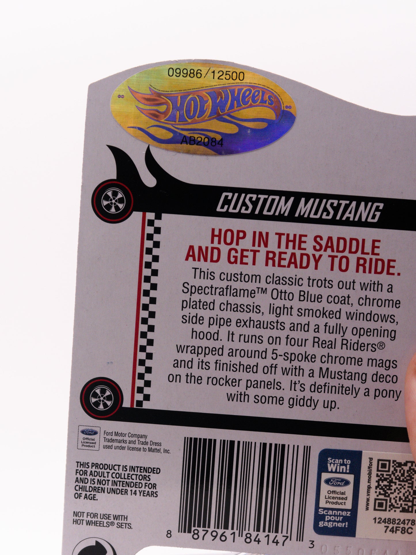 Red Line Club RLC Custom Mustang Niebieski #9986/12500