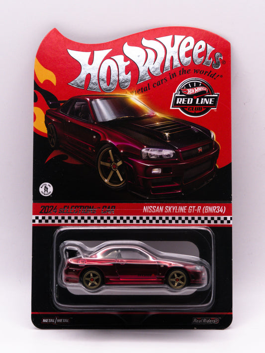Red Line Club RLC Nissan Skyline GT-R R34 Czerwony
