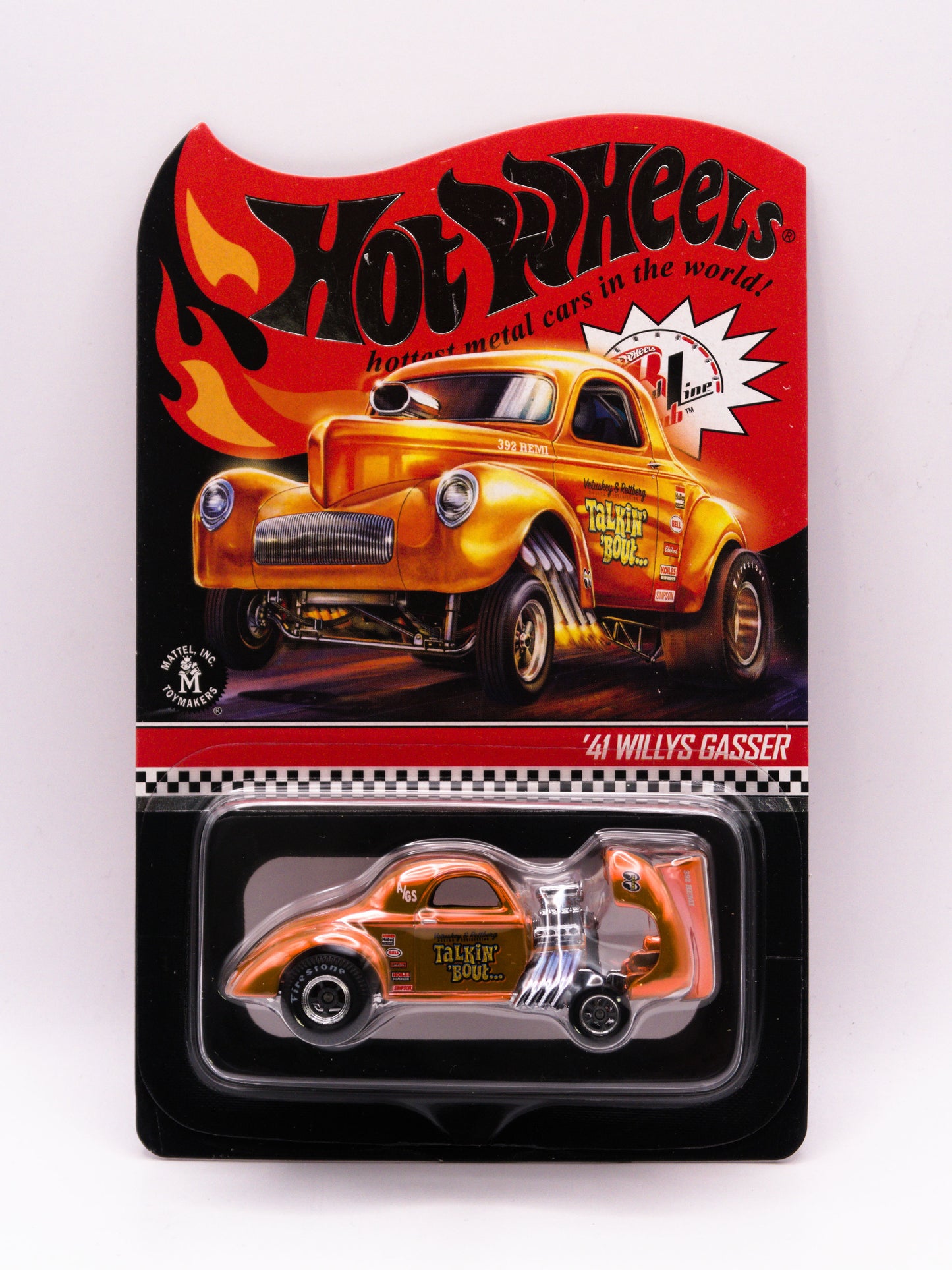 Red Line Club RLC '41 Willys Gasser Pomarańczowy #2876/10000