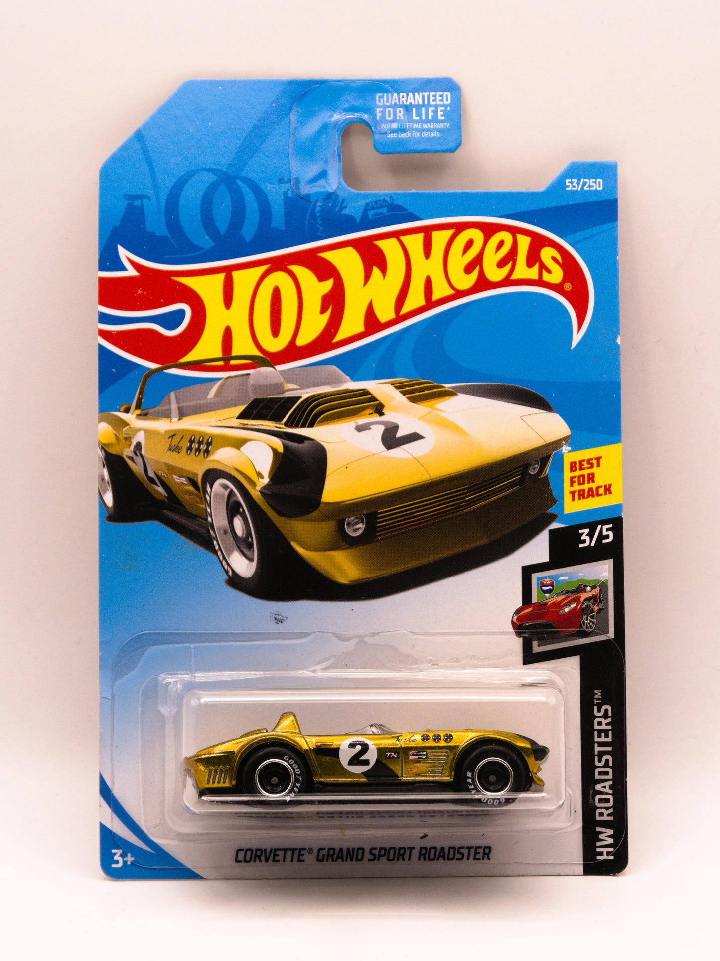 Super Treasure Hunt STH Chevrolet Corvette Grand Sport Roadster Złoty