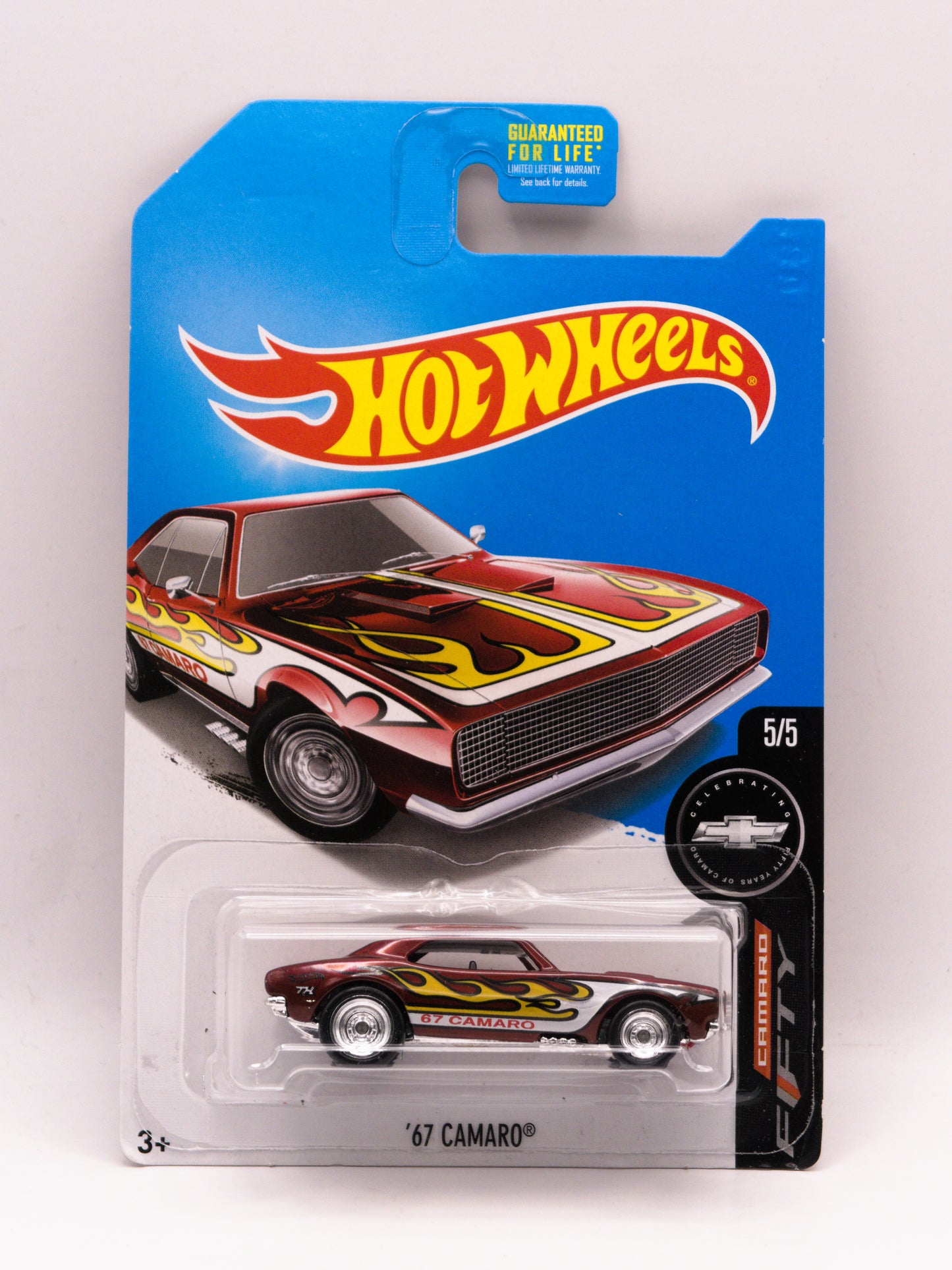 Super Treasure Hunt STH '67 Camaro Czerwony