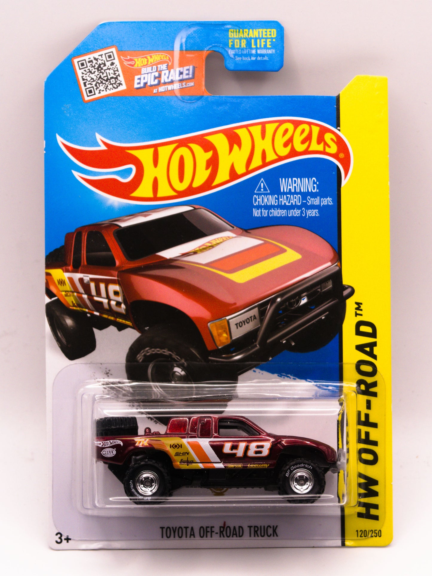 Super Treasure Hunt Toyota Off-Road Truck Czerwona